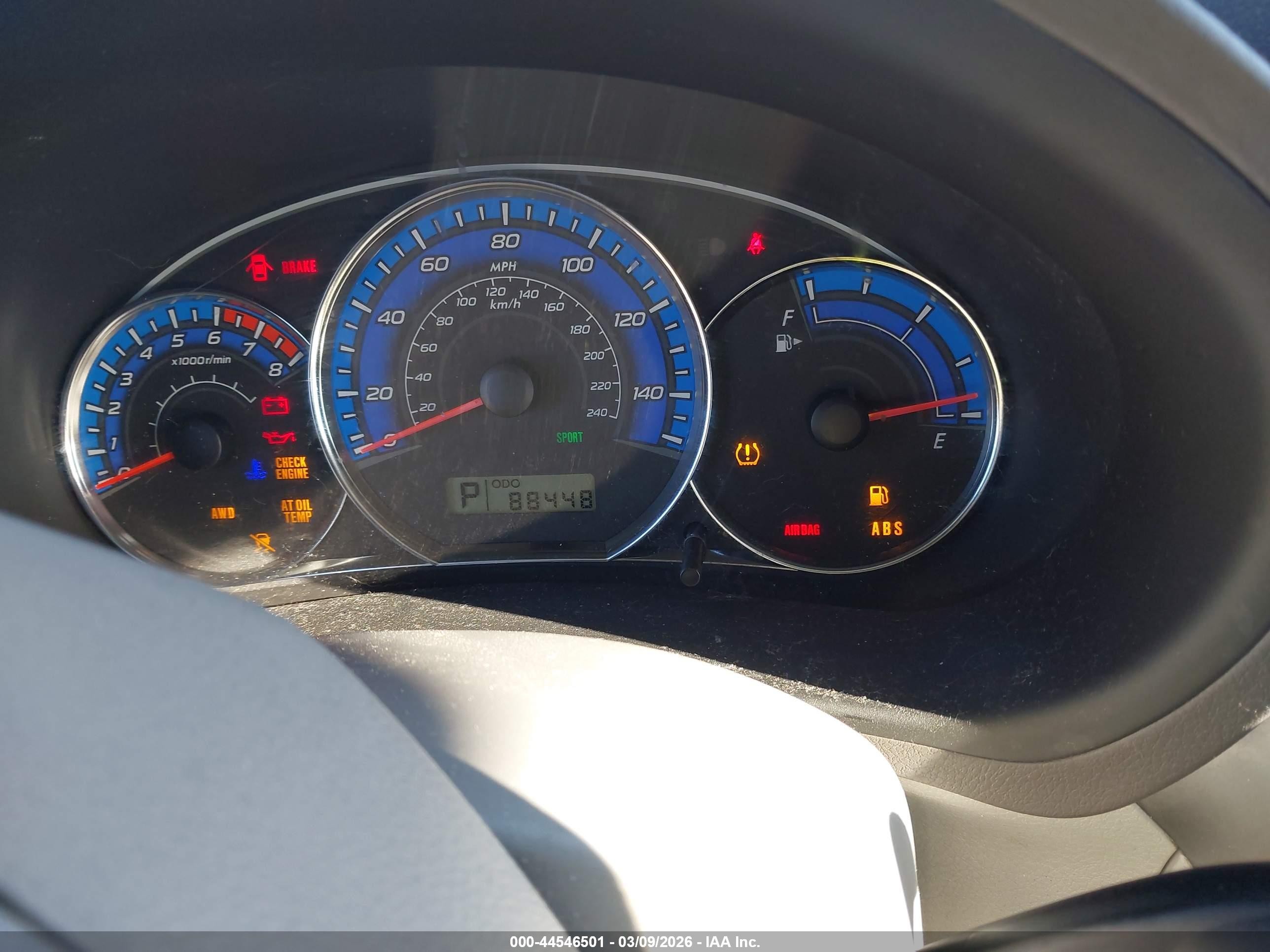 2009 Subaru Forester 2.5x Серый vin: JF2SH61609H773820