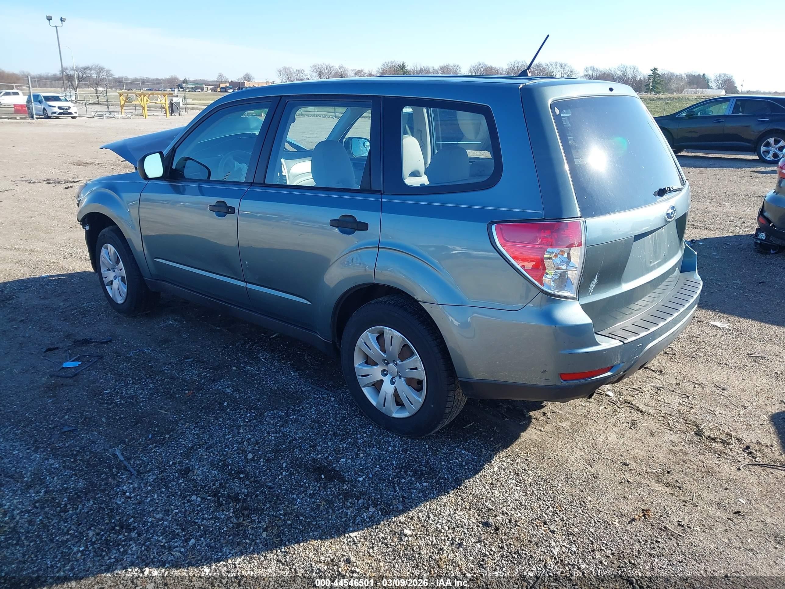 2009 Subaru Forester 2.5x Серый vin: JF2SH61609H773820