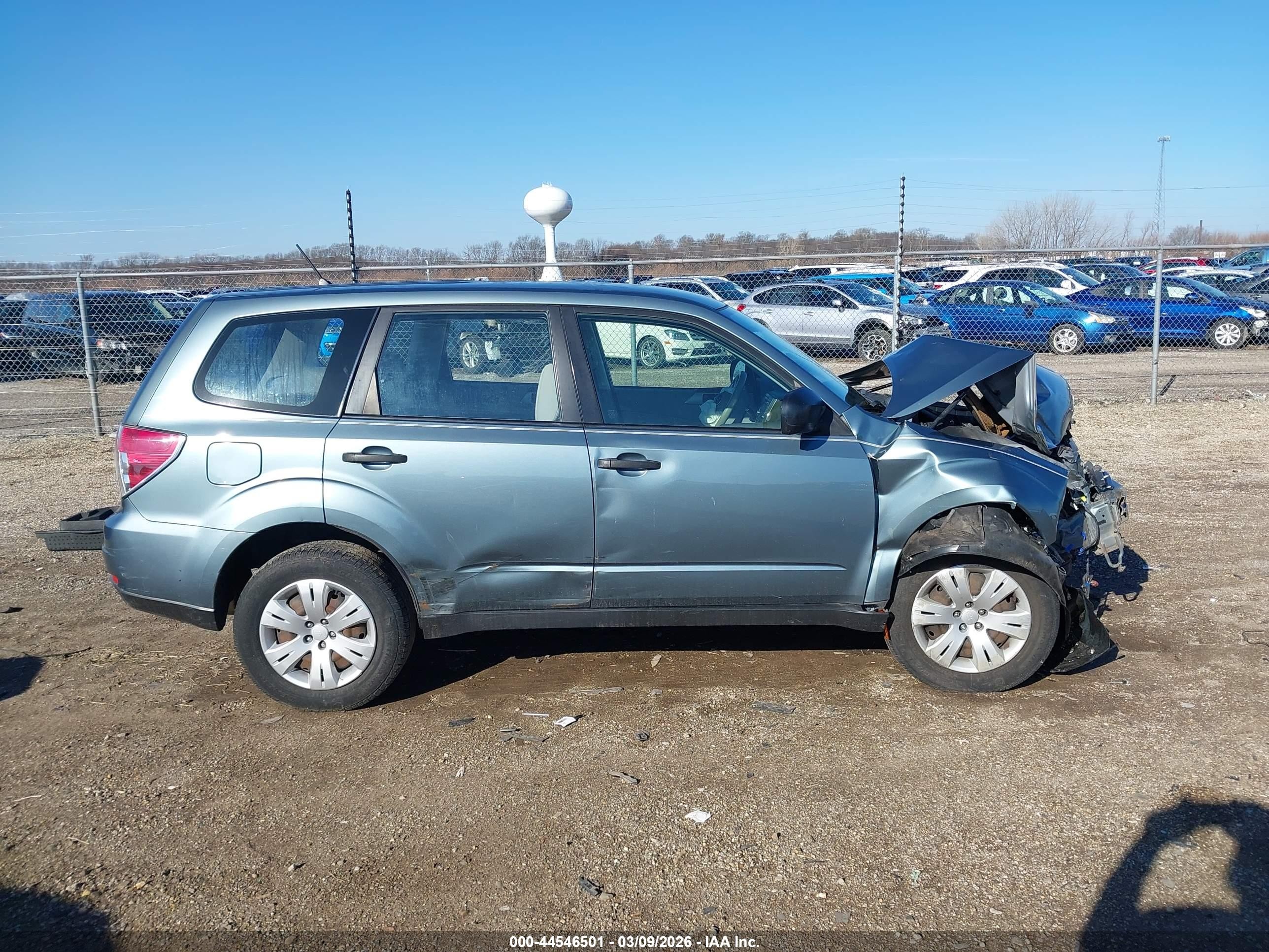 2009 Subaru Forester 2.5x Серый vin: JF2SH61609H773820