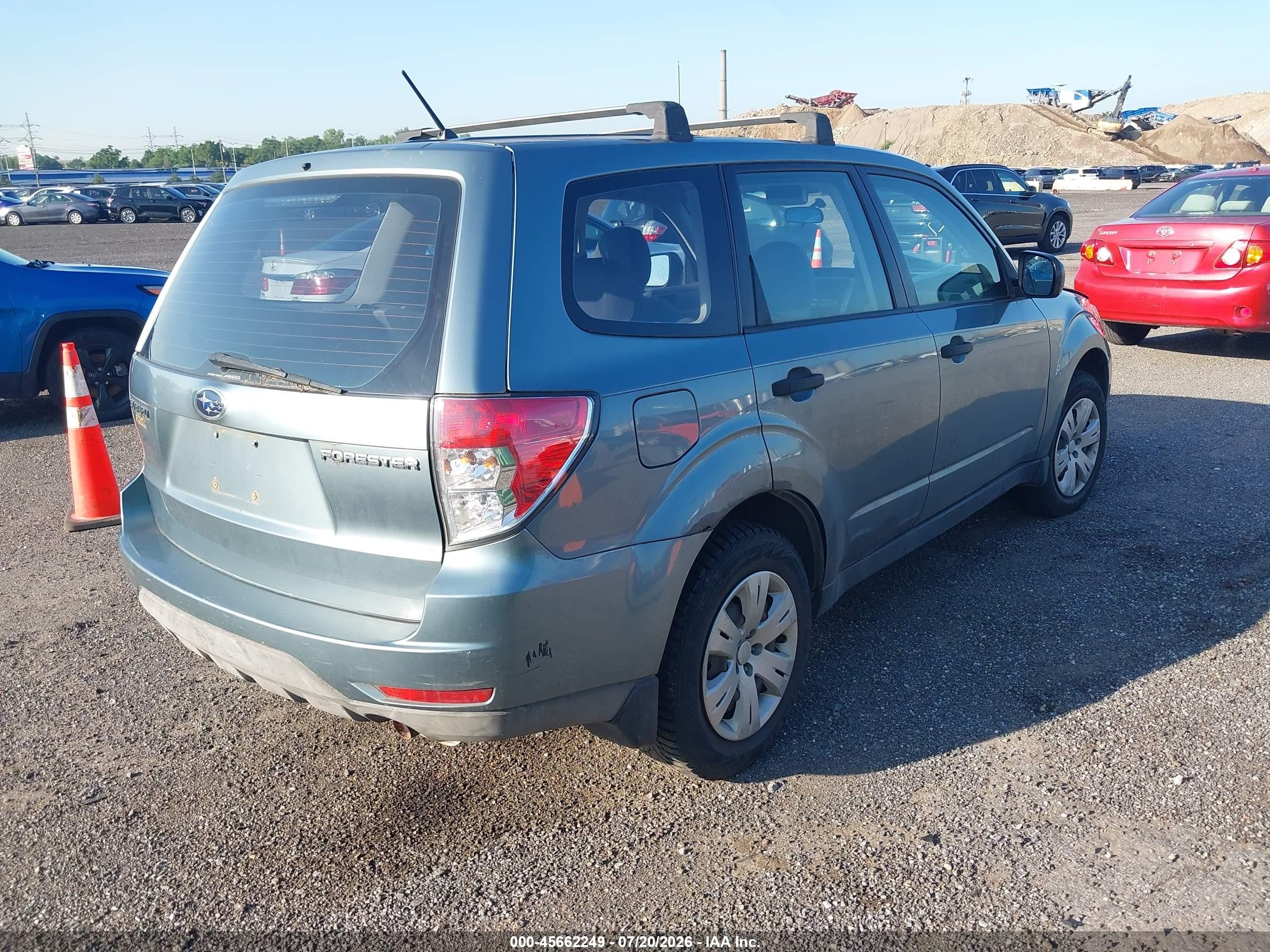 2009 Subaru Forester 2.5x Light Blue vin: JF2SH61619G714975
