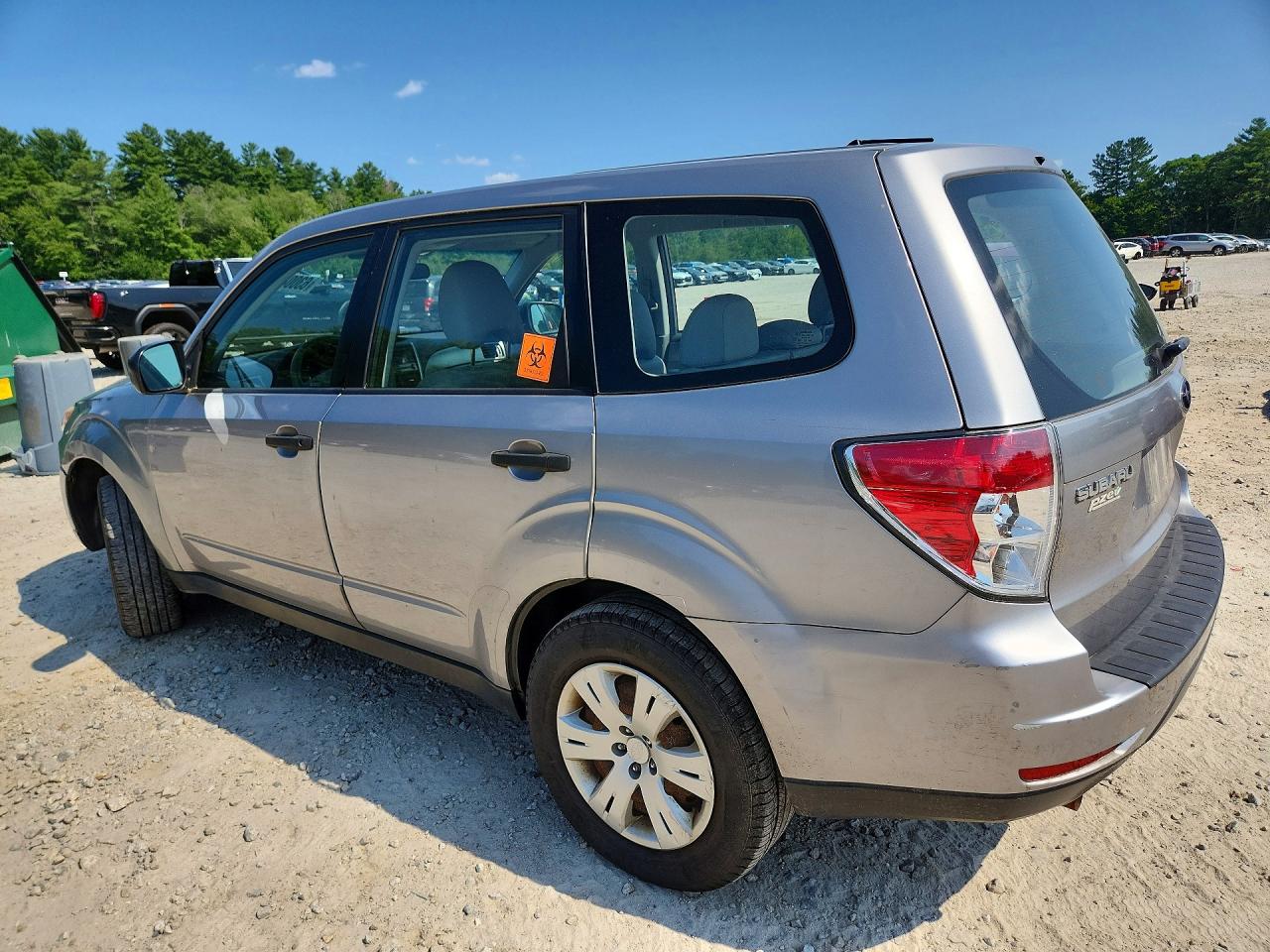 2009 Subaru Forester 2.5x Silver vin: JF2SH61629H778906
