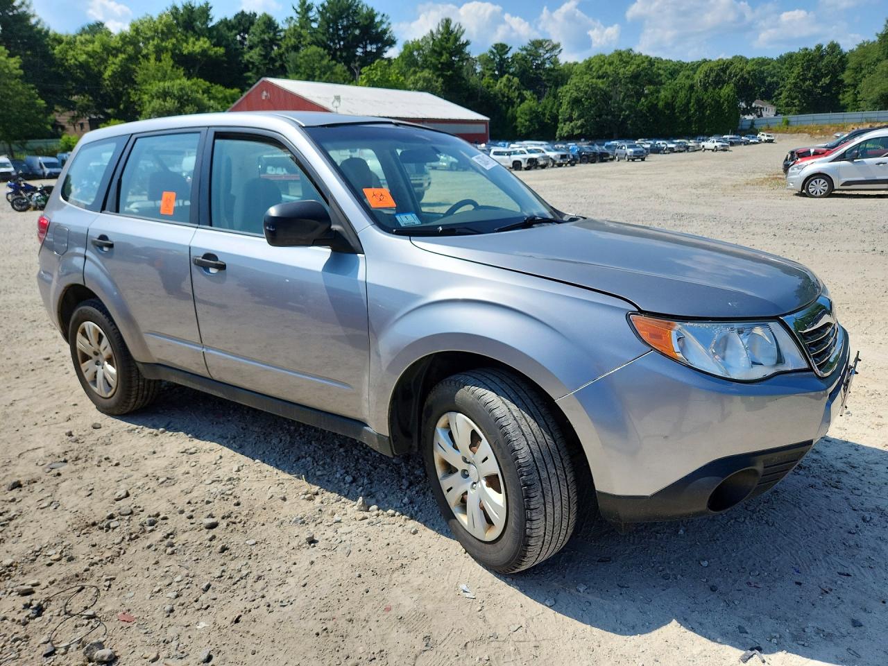 2009 Subaru Forester 2.5x Silver vin: JF2SH61629H778906