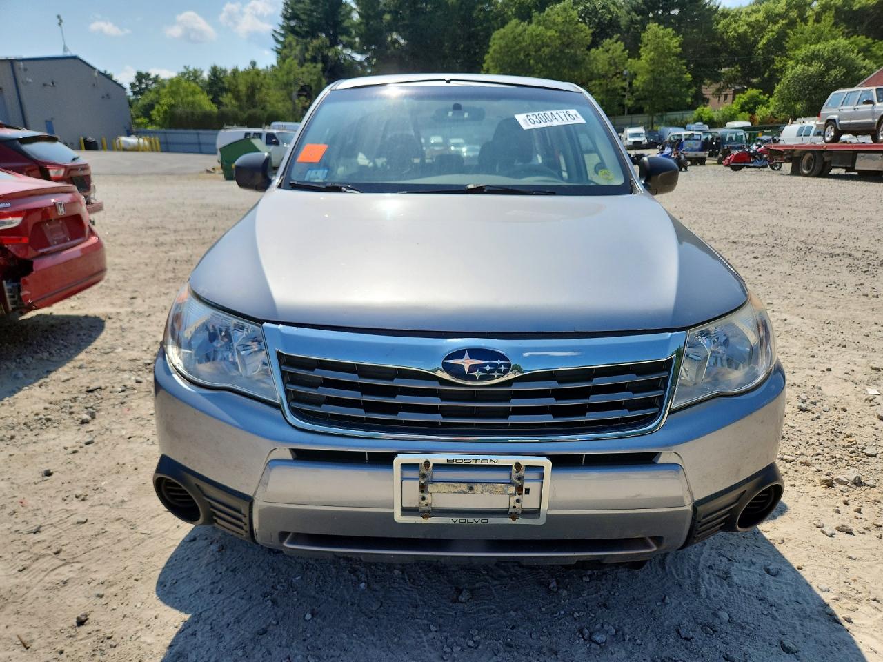 2009 Subaru Forester 2.5x Silver vin: JF2SH61629H778906
