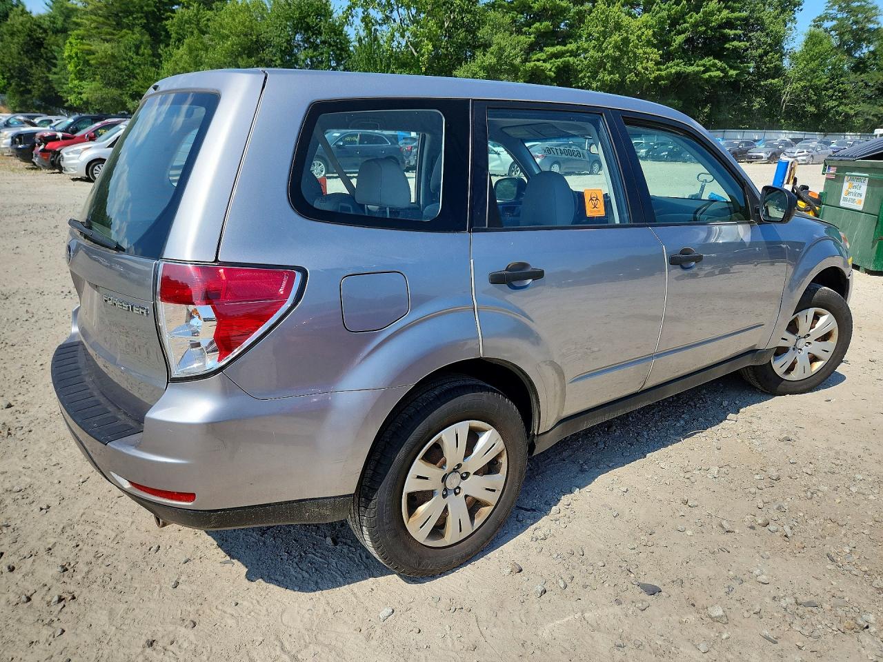 2009 Subaru Forester 2.5x Silver vin: JF2SH61629H778906