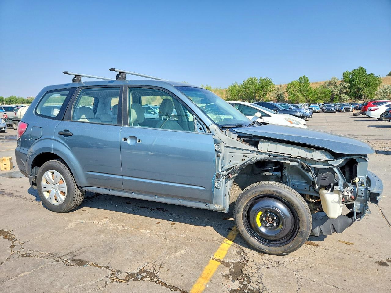 2009 Subaru Forester 2.5x Green vin: JF2SH61629H793017