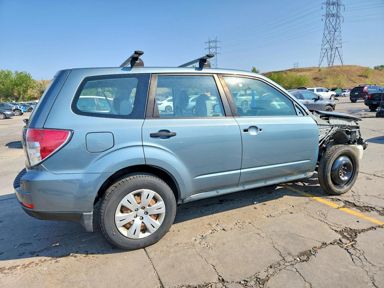 2009 Subaru Forester 2.5x Green vin: JF2SH61629H793017