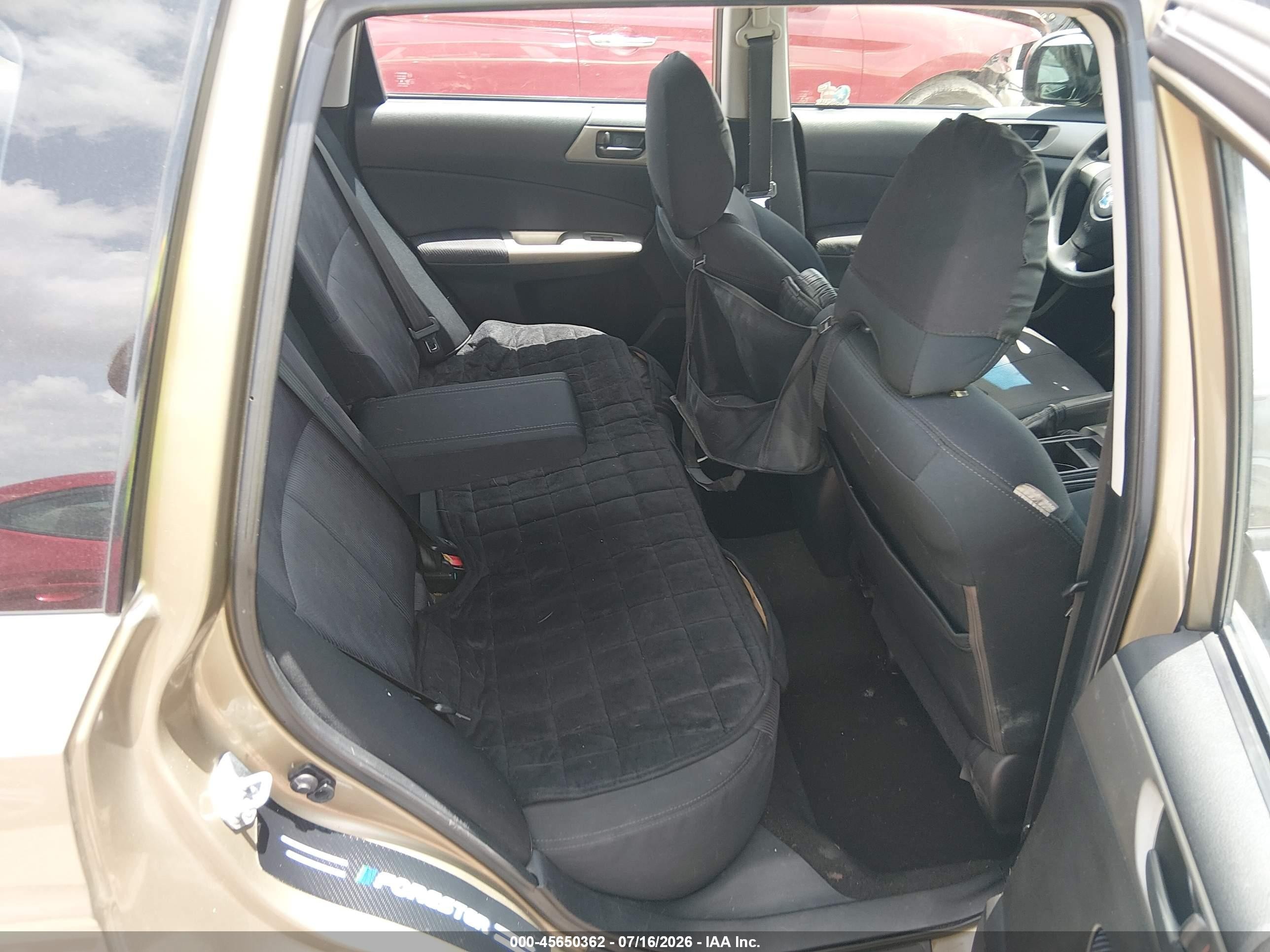 2009 Subaru Forester 2.5x Champagne vin: JF2SH61639G792089