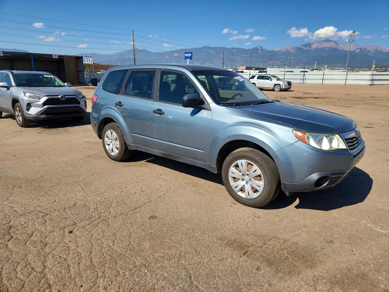 2009 Subaru Forester 2.5x Blue vin: JF2SH61639H747339