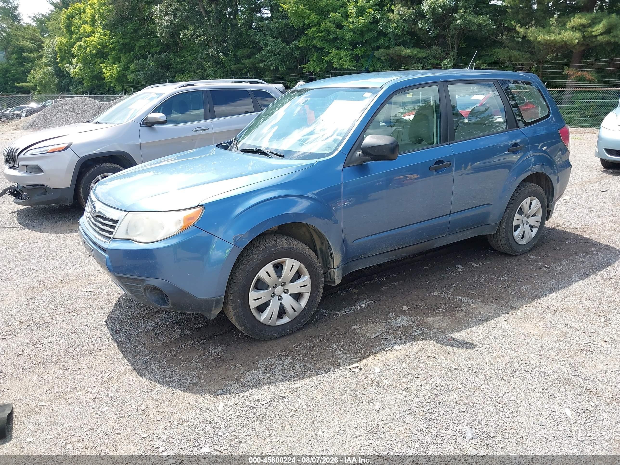 2009 Subaru Forester 2.5x Blue vin: JF2SH61639H765307