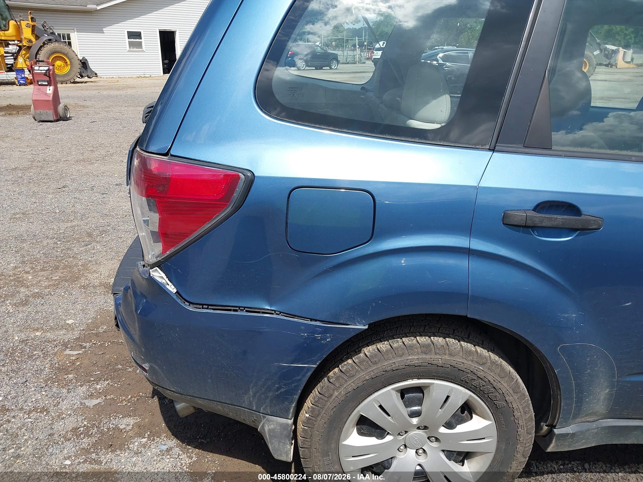 2009 Subaru Forester 2.5x Blue vin: JF2SH61639H765307