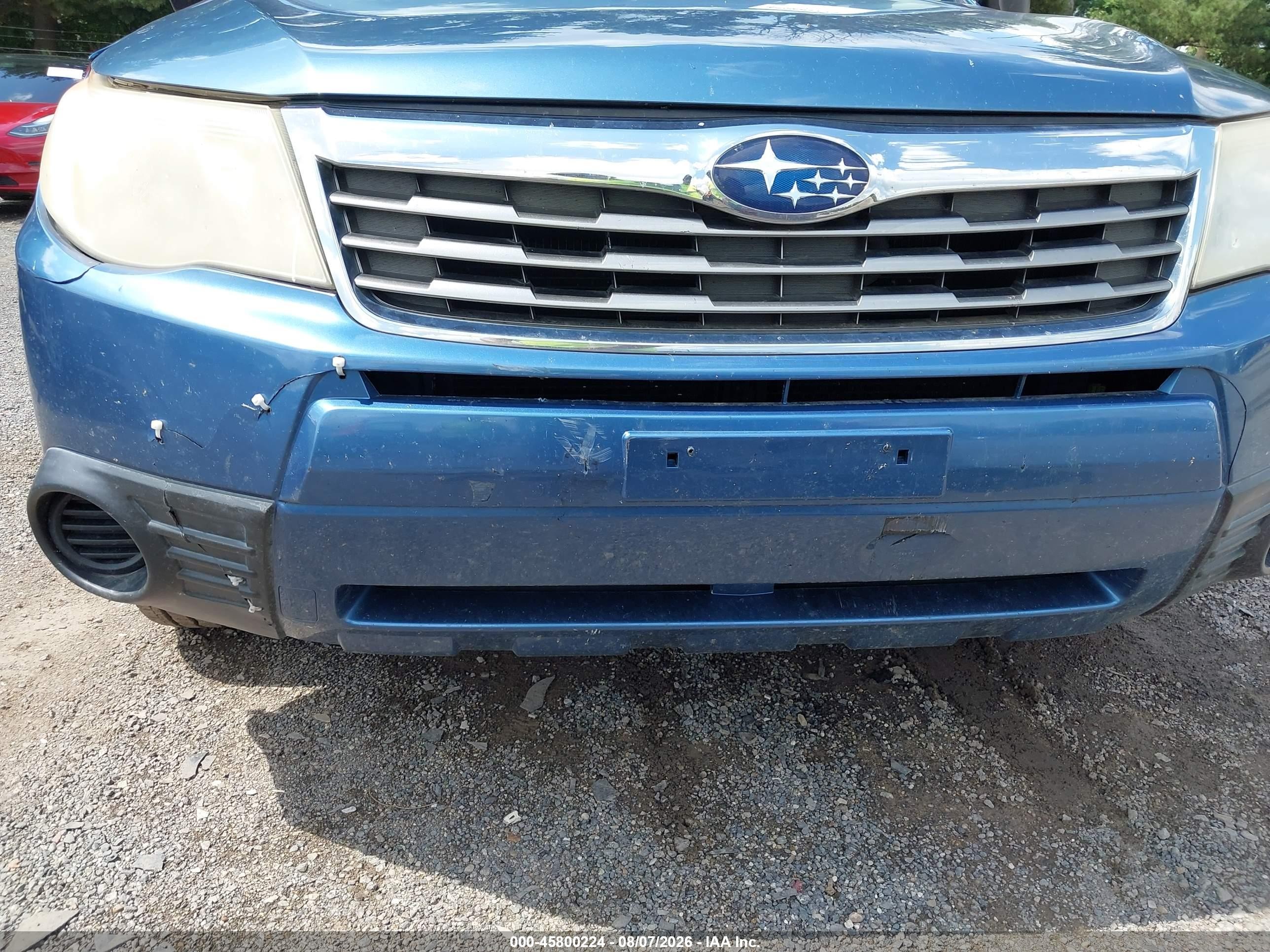 2009 Subaru Forester 2.5x Blue vin: JF2SH61639H765307