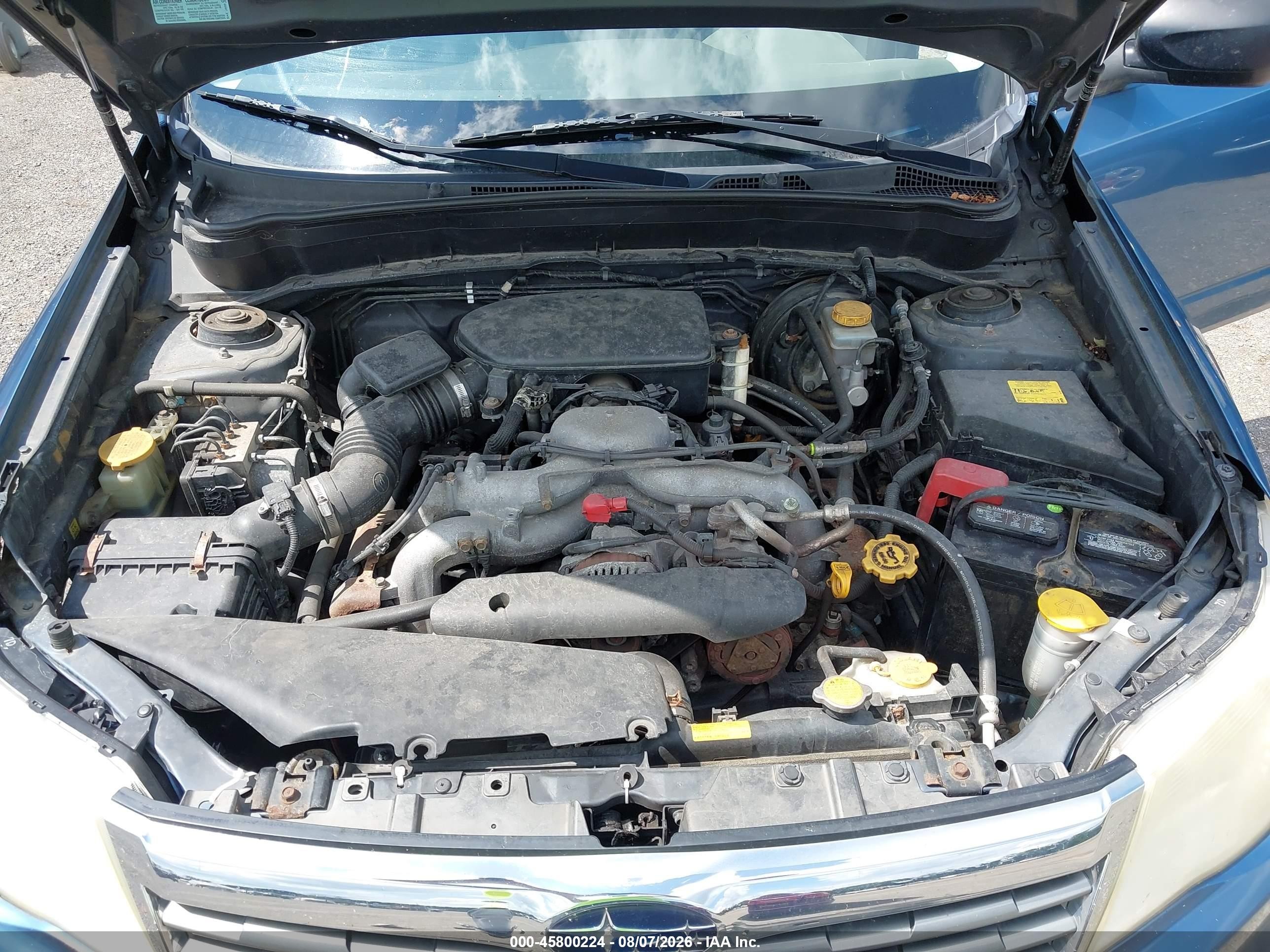 2009 Subaru Forester 2.5x Blue vin: JF2SH61639H765307
