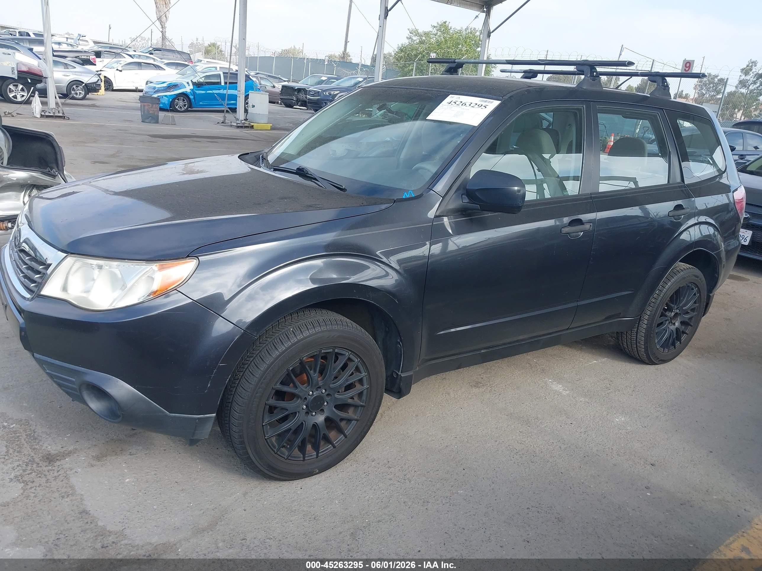 2009 Subaru Forester 2.5x Gray vin: JF2SH61639H773469