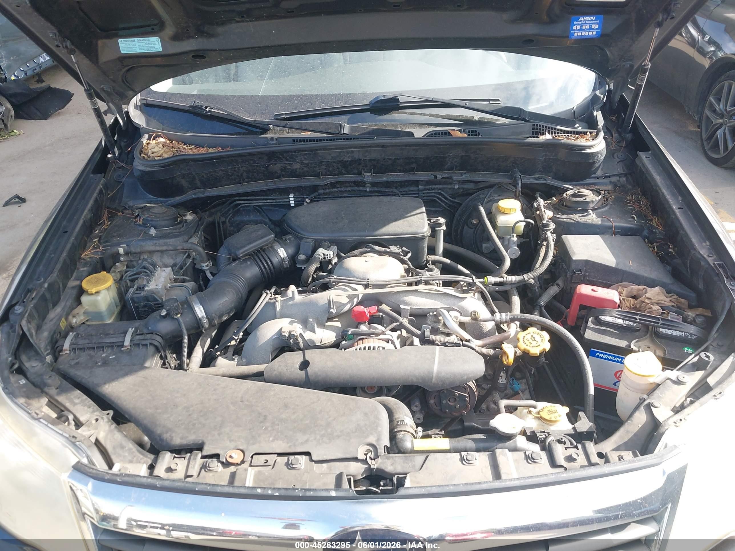 2009 Subaru Forester 2.5x Gray vin: JF2SH61639H773469
