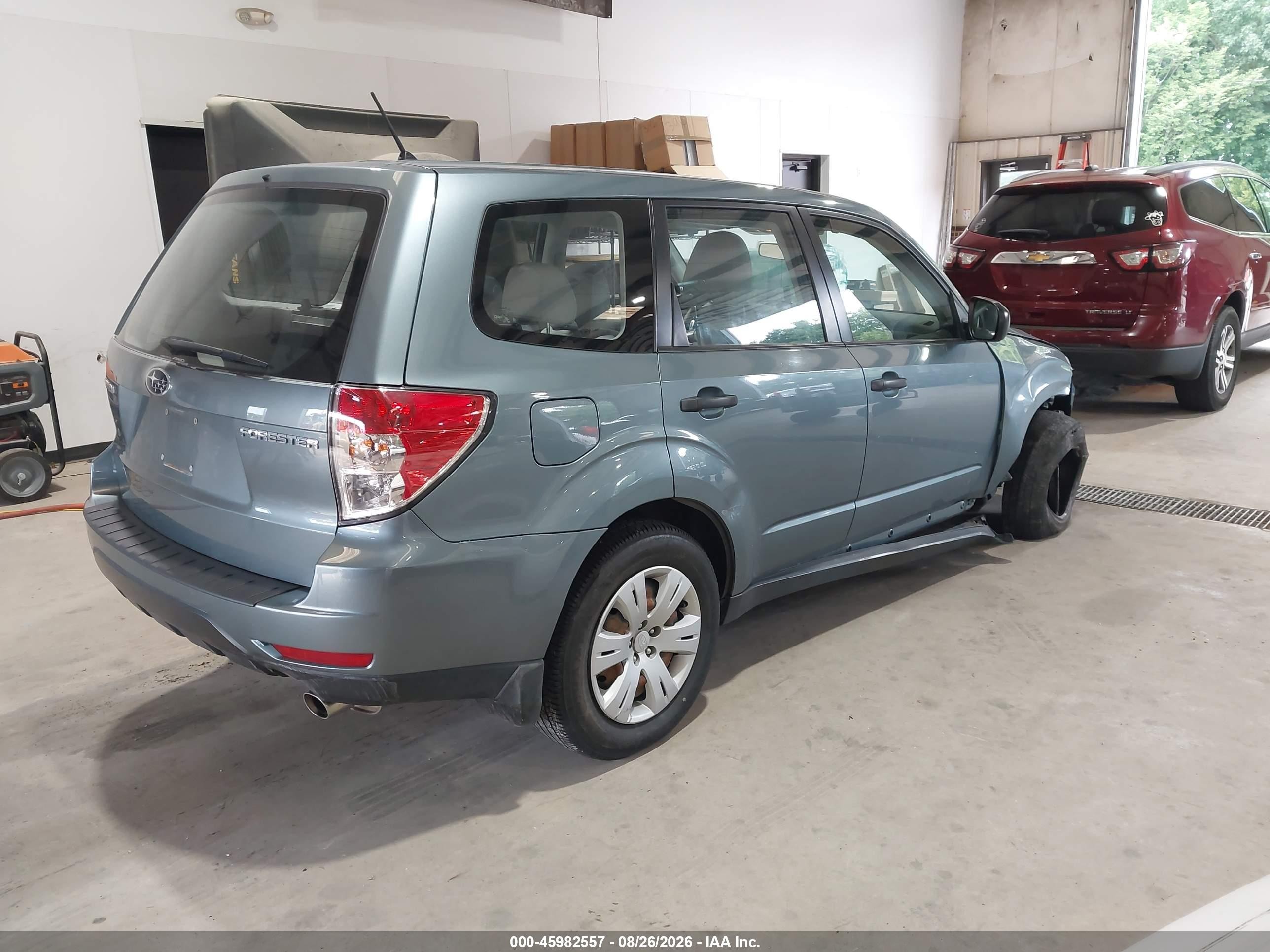 2009 Subaru Forester 2.5x Green vin: JF2SH61649H727505