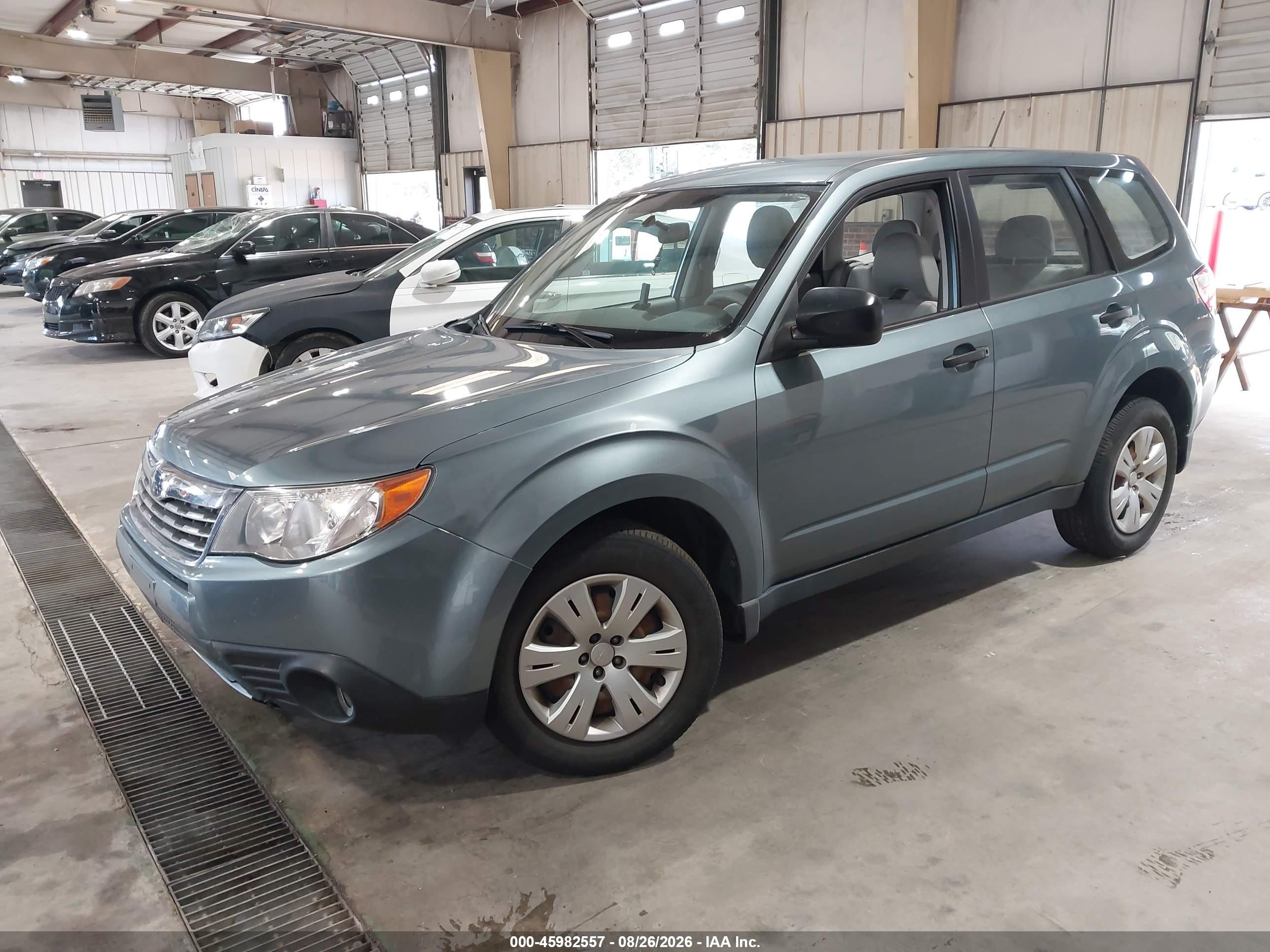2009 Subaru Forester 2.5x Green vin: JF2SH61649H727505
