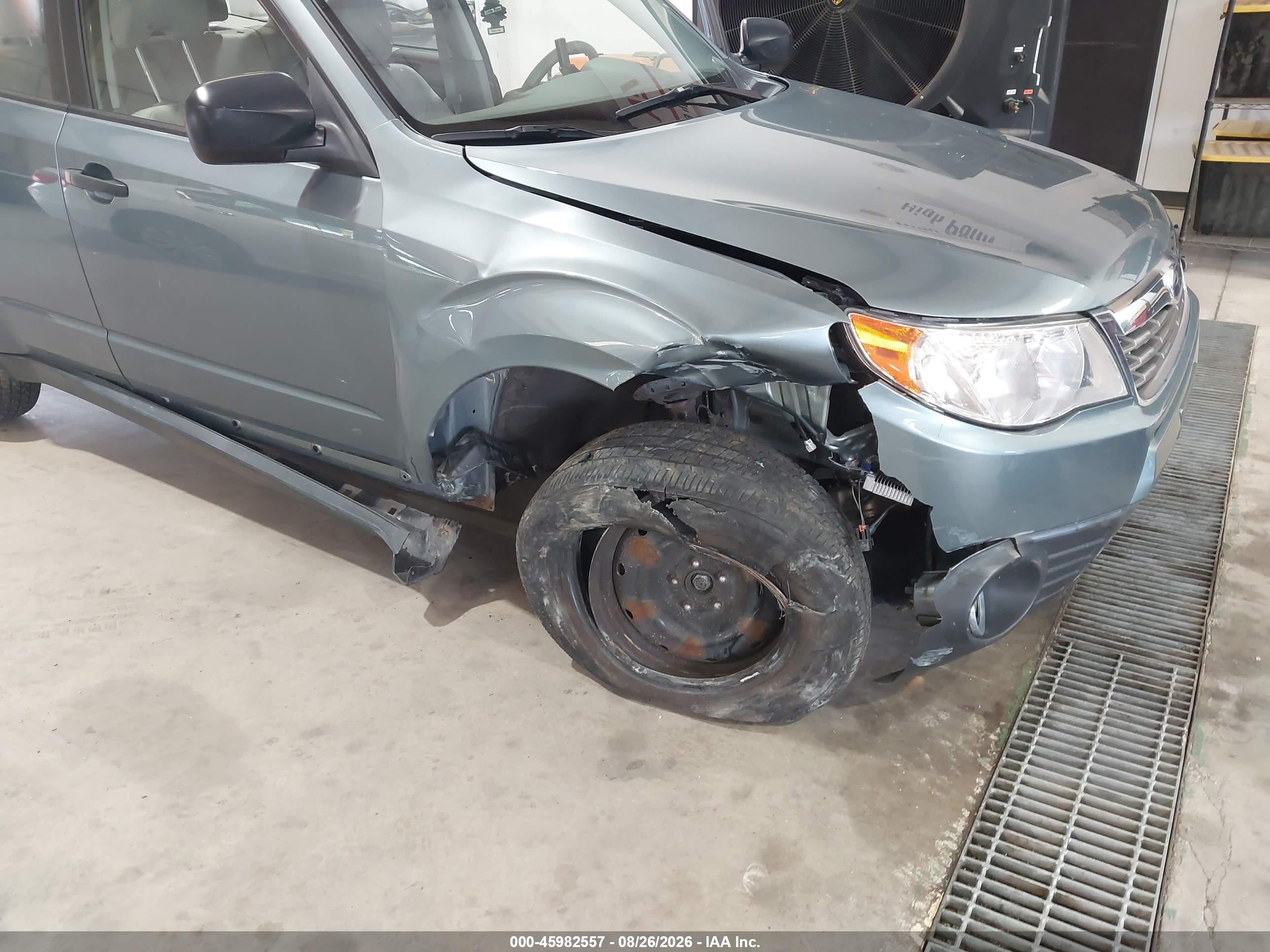 2009 Subaru Forester 2.5x Green vin: JF2SH61649H727505