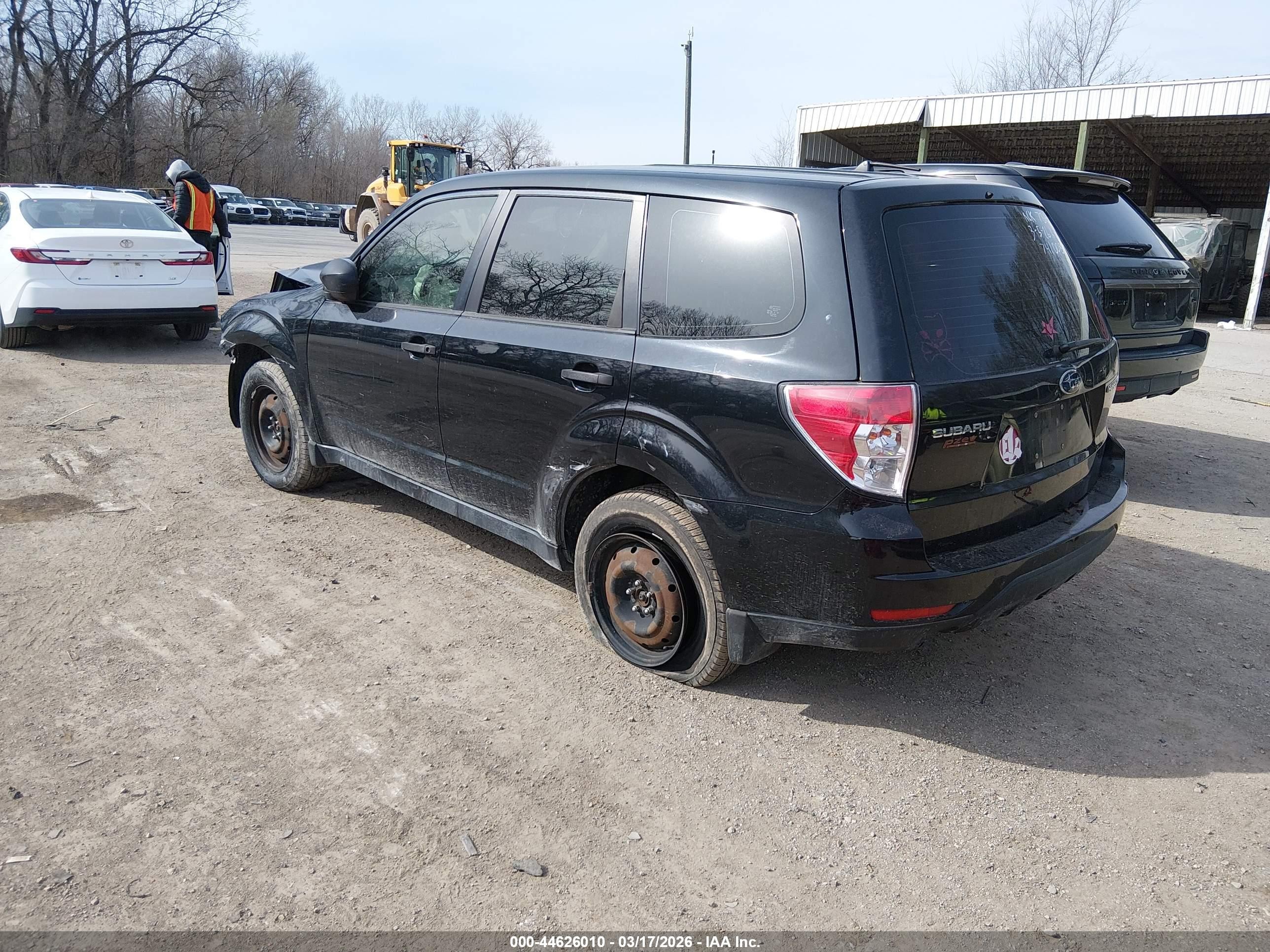 2009 Subaru Forester 2.5x Black vin: JF2SH61659H741008