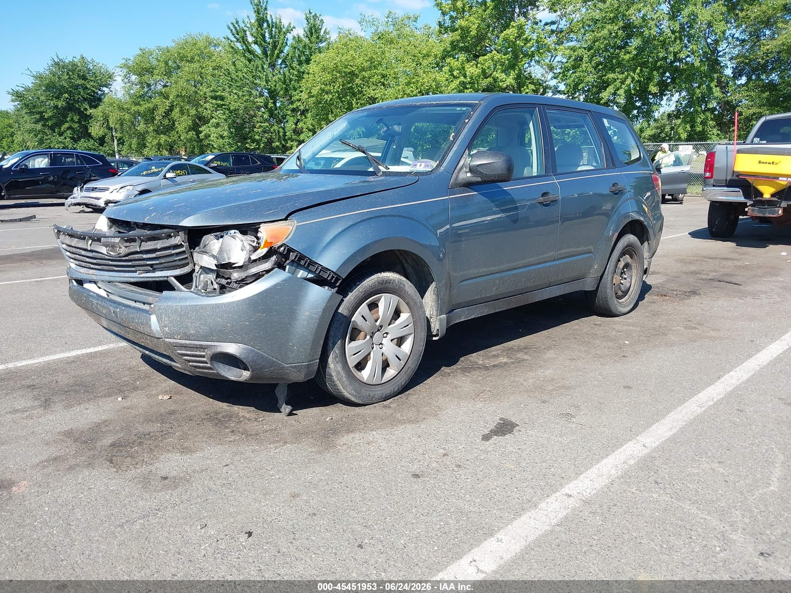 2009 Subaru Forester 2.5x Turquoise vin: JF2SH61659H772565