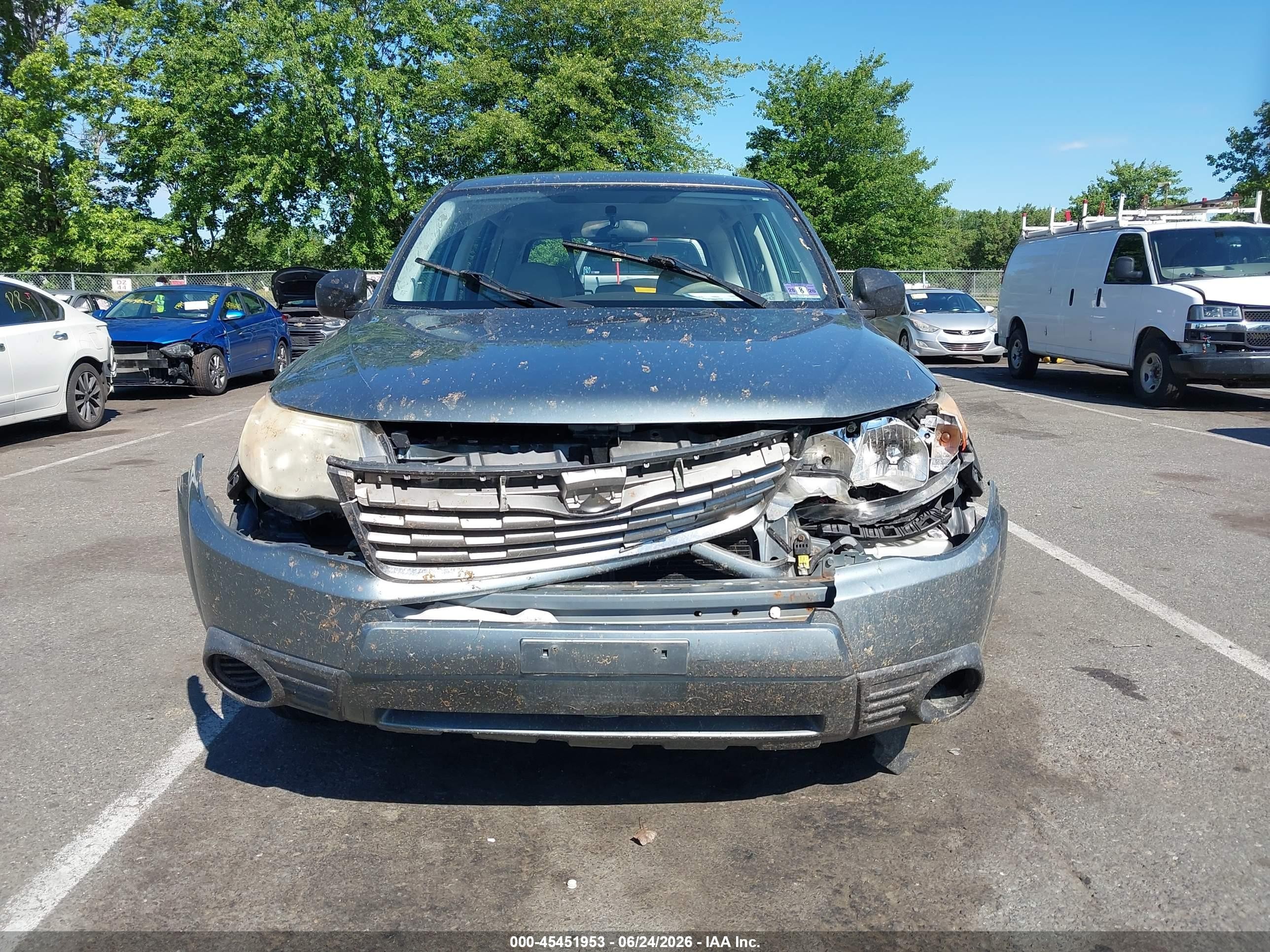 2009 Subaru Forester 2.5x Turquoise vin: JF2SH61659H772565