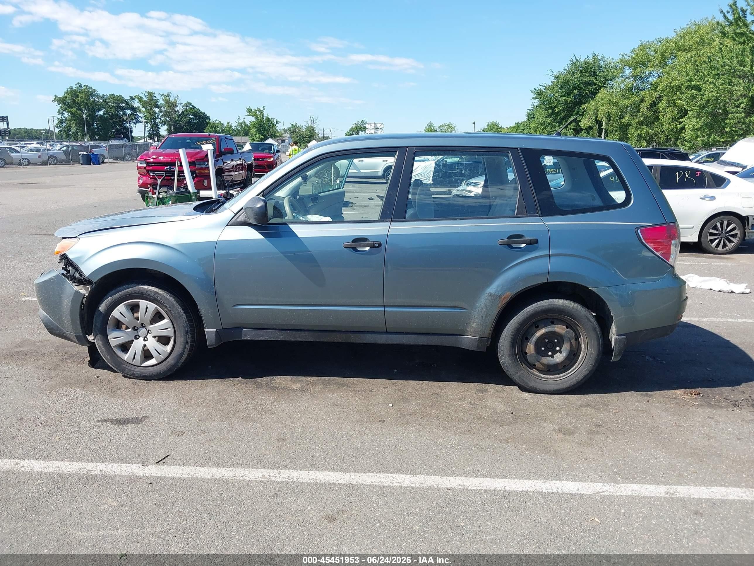 2009 Subaru Forester 2.5x Turquoise vin: JF2SH61659H772565