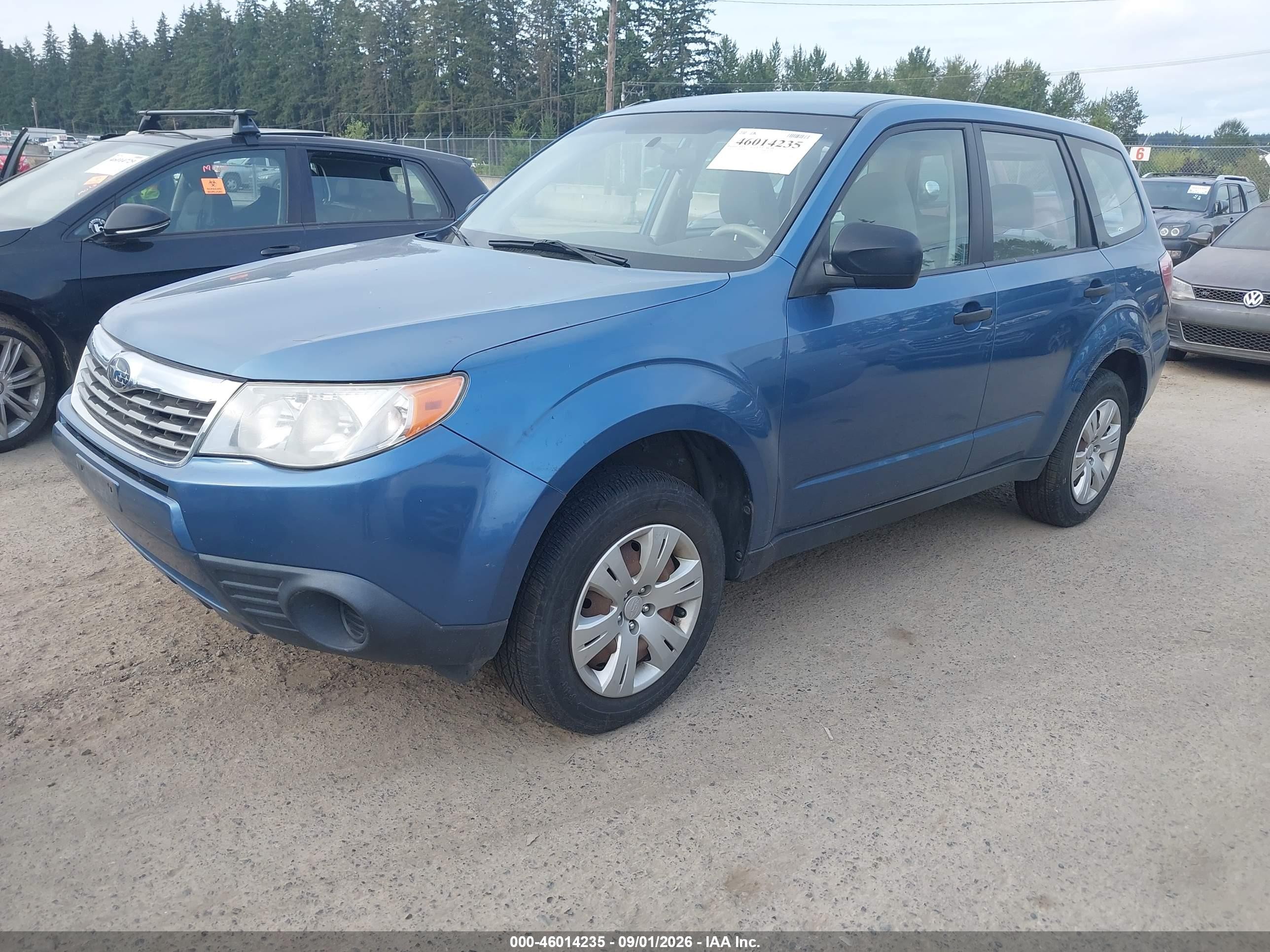 2009 Subaru Forester 2.5x Blue vin: JF2SH61659H773778