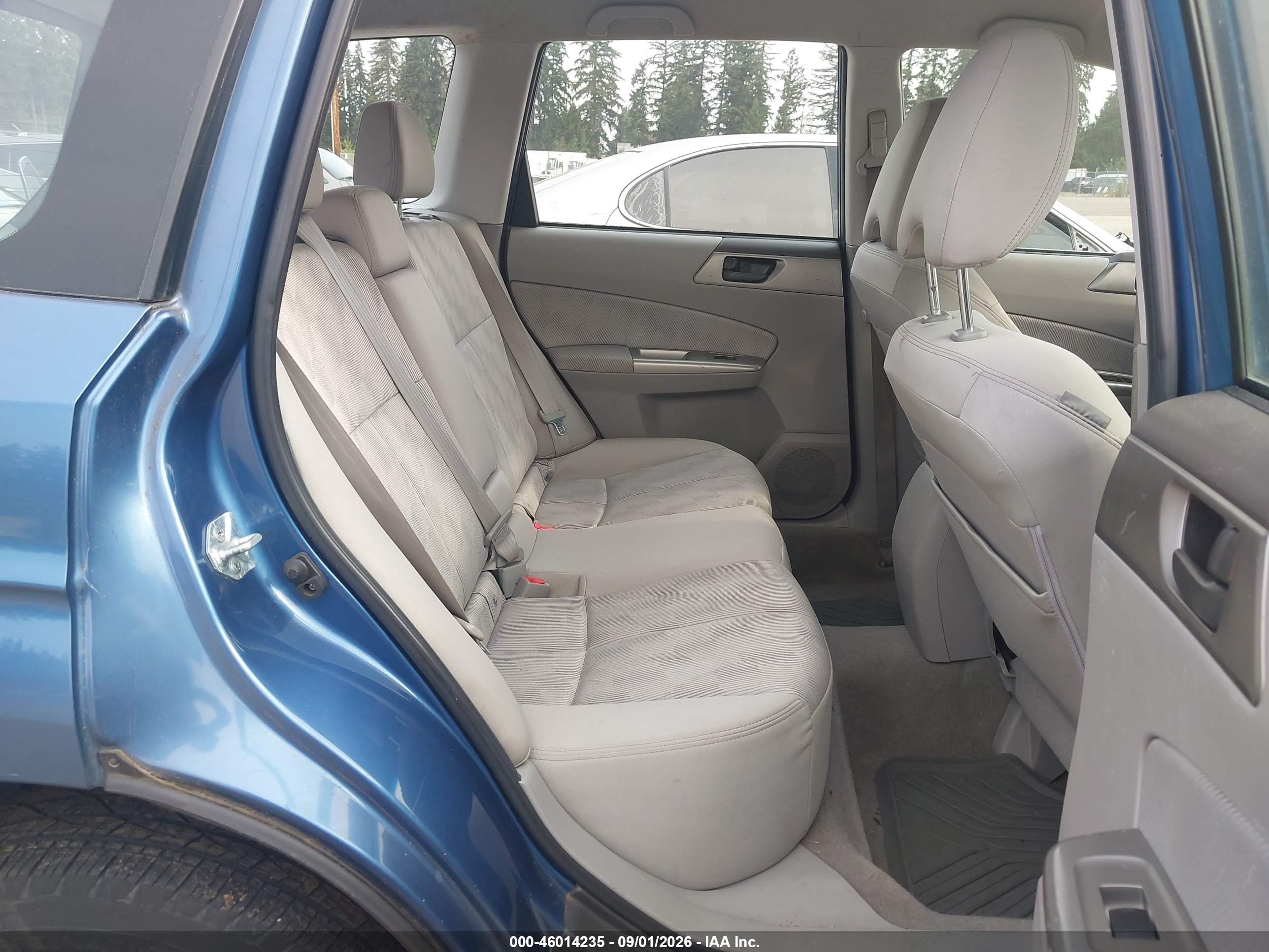 2009 Subaru Forester 2.5x Blue vin: JF2SH61659H773778