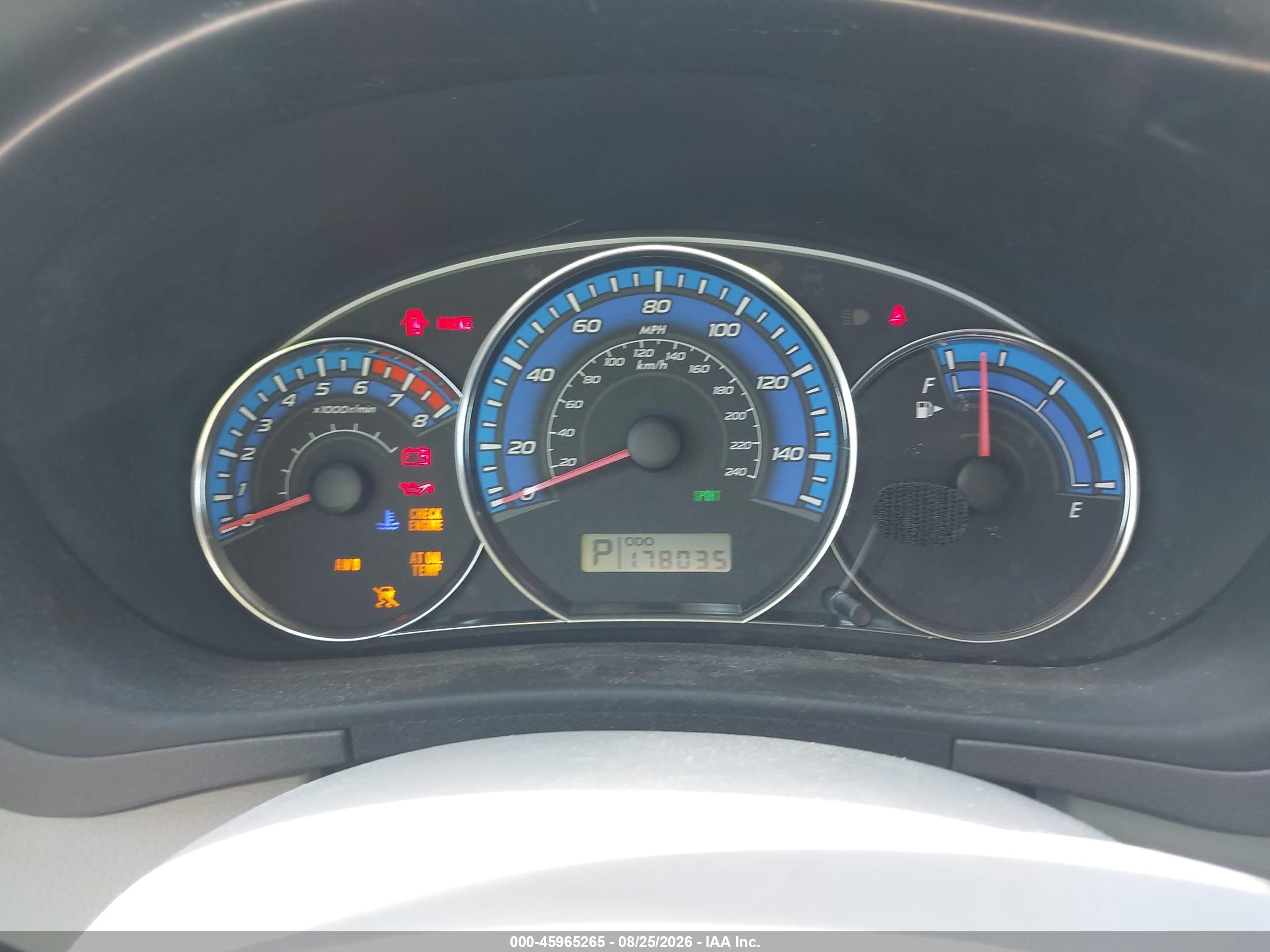 2009 Subaru Forester 2.5x Blue vin: JF2SH61659H791861