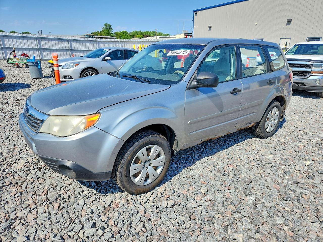 2009 Subaru Forester 2.5x Silver vin: JF2SH61669G722800