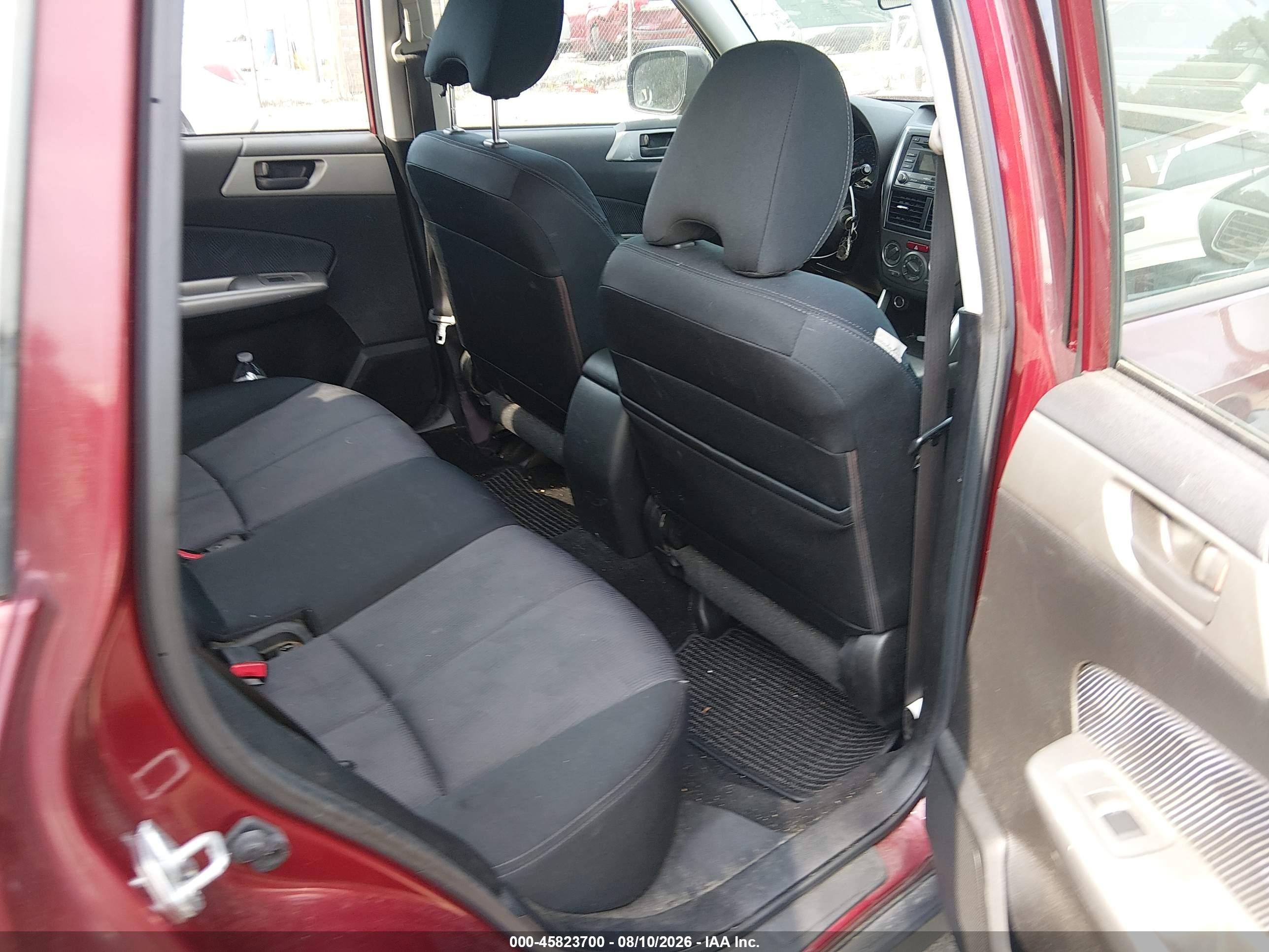 2009 Subaru Forester 2.5x Burgundy vin: JF2SH61669H752857