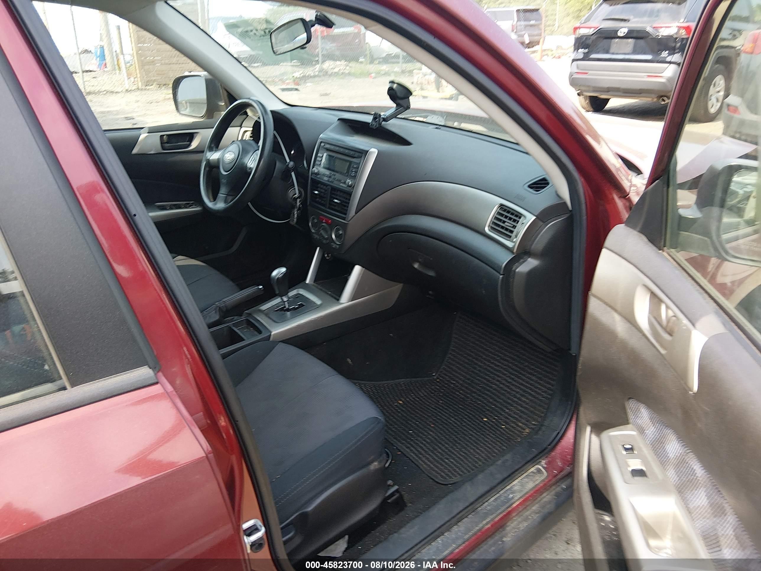 2009 Subaru Forester 2.5x Burgundy vin: JF2SH61669H752857