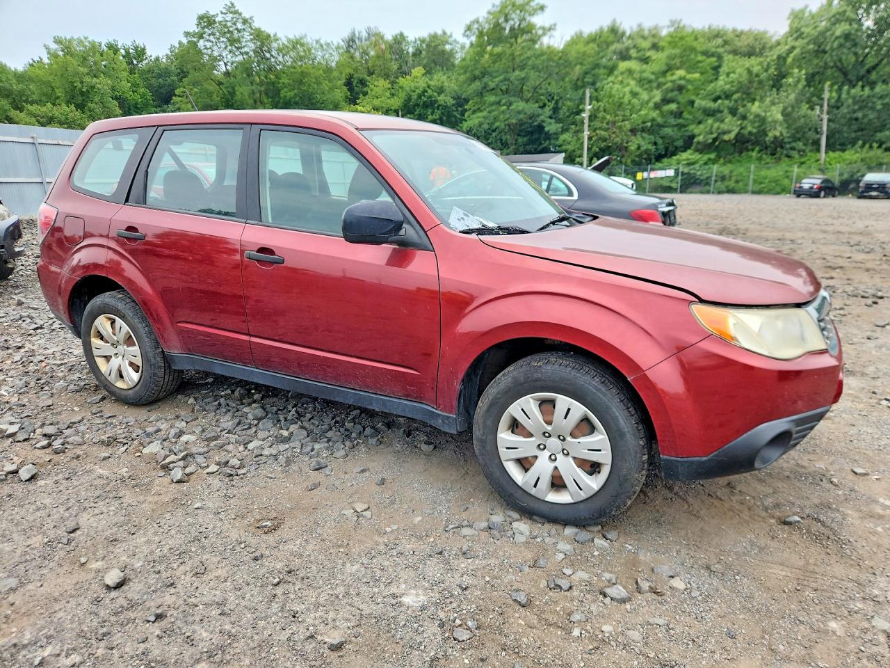 2009 Subaru Forester 2.5x Burgundy vin: JF2SH61669H753393