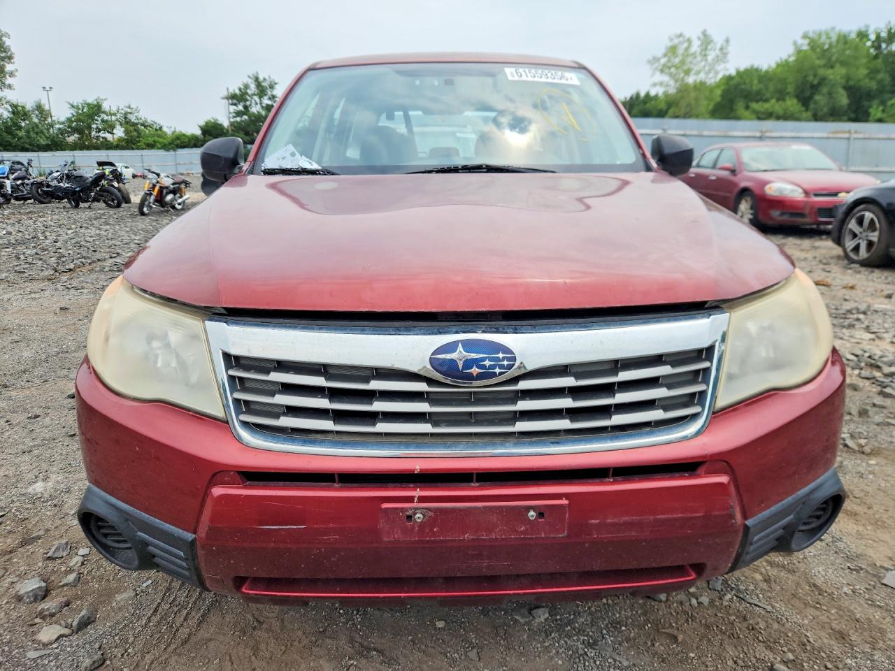 2009 Subaru Forester 2.5x Burgundy vin: JF2SH61669H753393