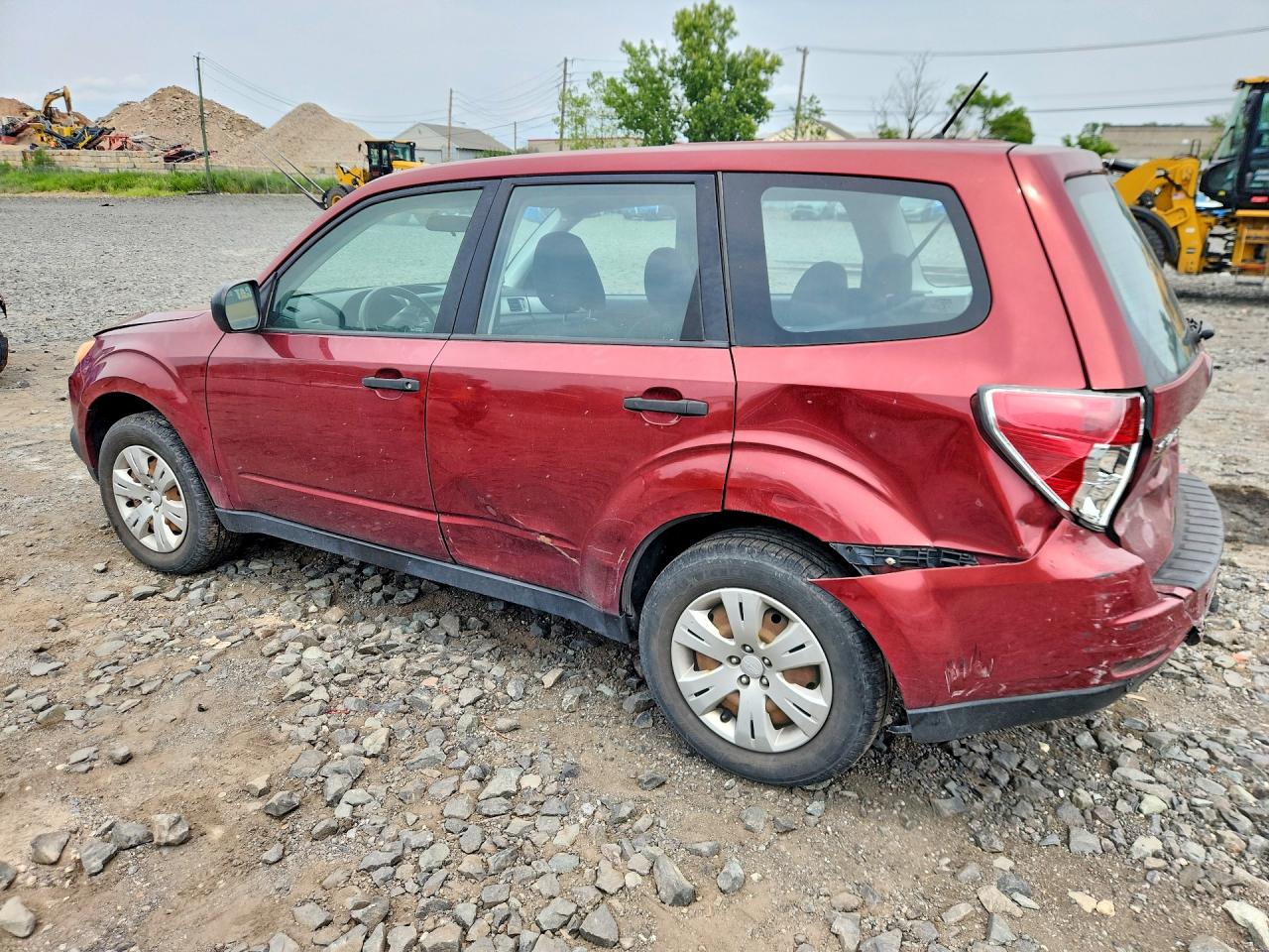 2009 Subaru Forester 2.5x Burgundy vin: JF2SH61669H753393