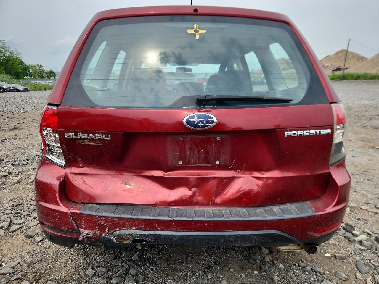 2009 Subaru Forester 2.5x Burgundy vin: JF2SH61669H753393