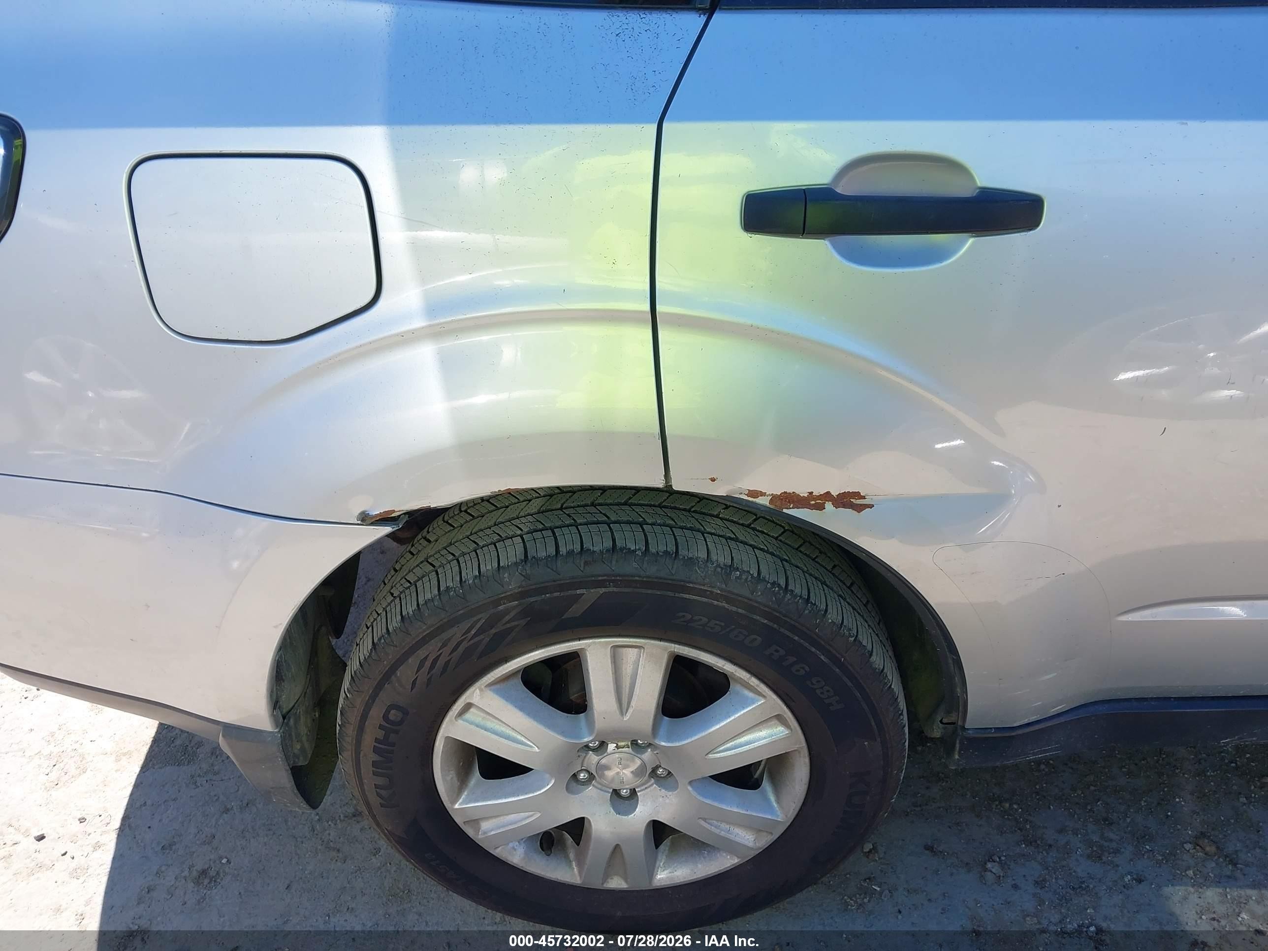 2009 Subaru Forester 2.5x Gray vin: JF2SH61669H757279