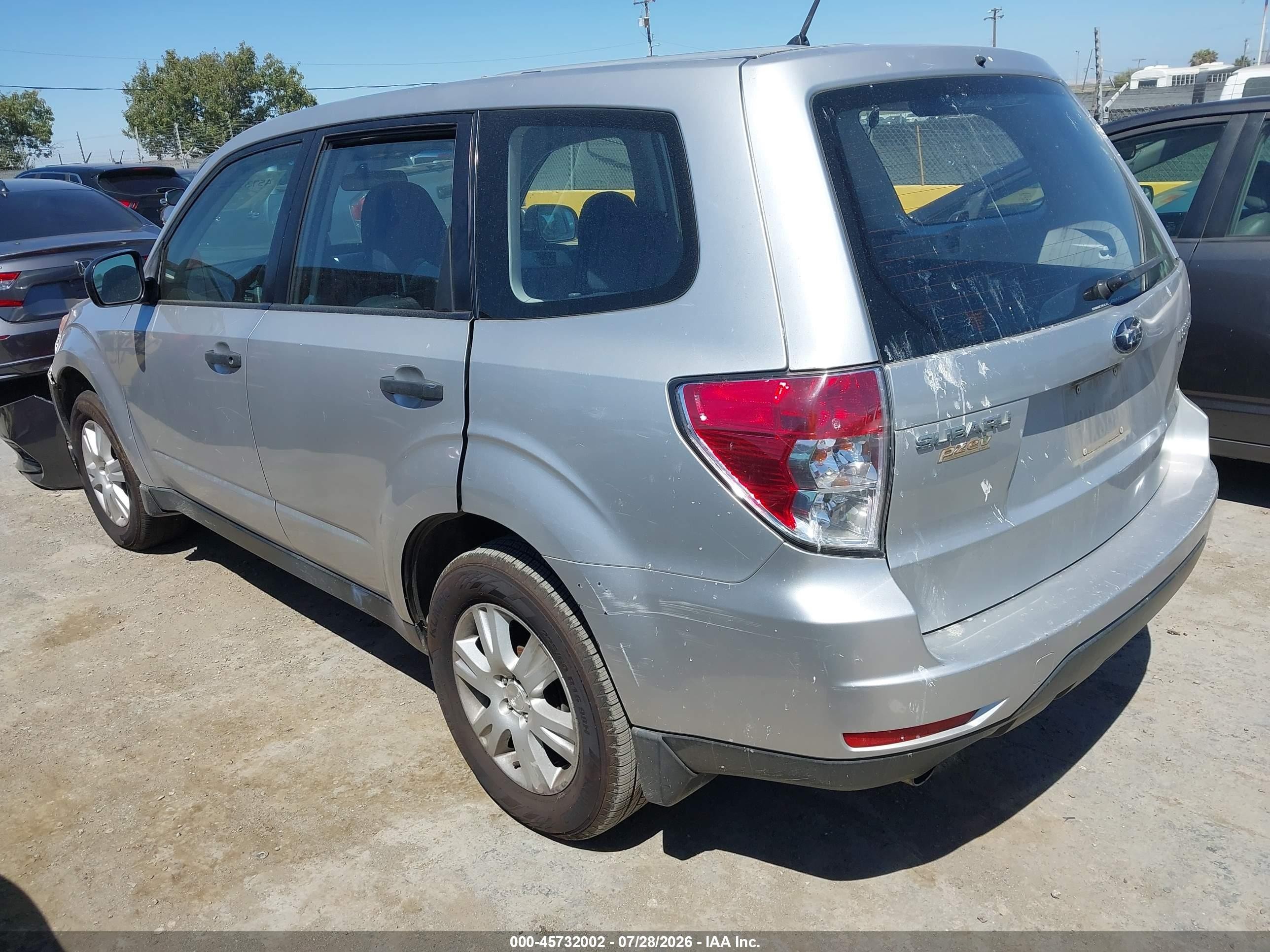 2009 Subaru Forester 2.5x Gray vin: JF2SH61669H757279
