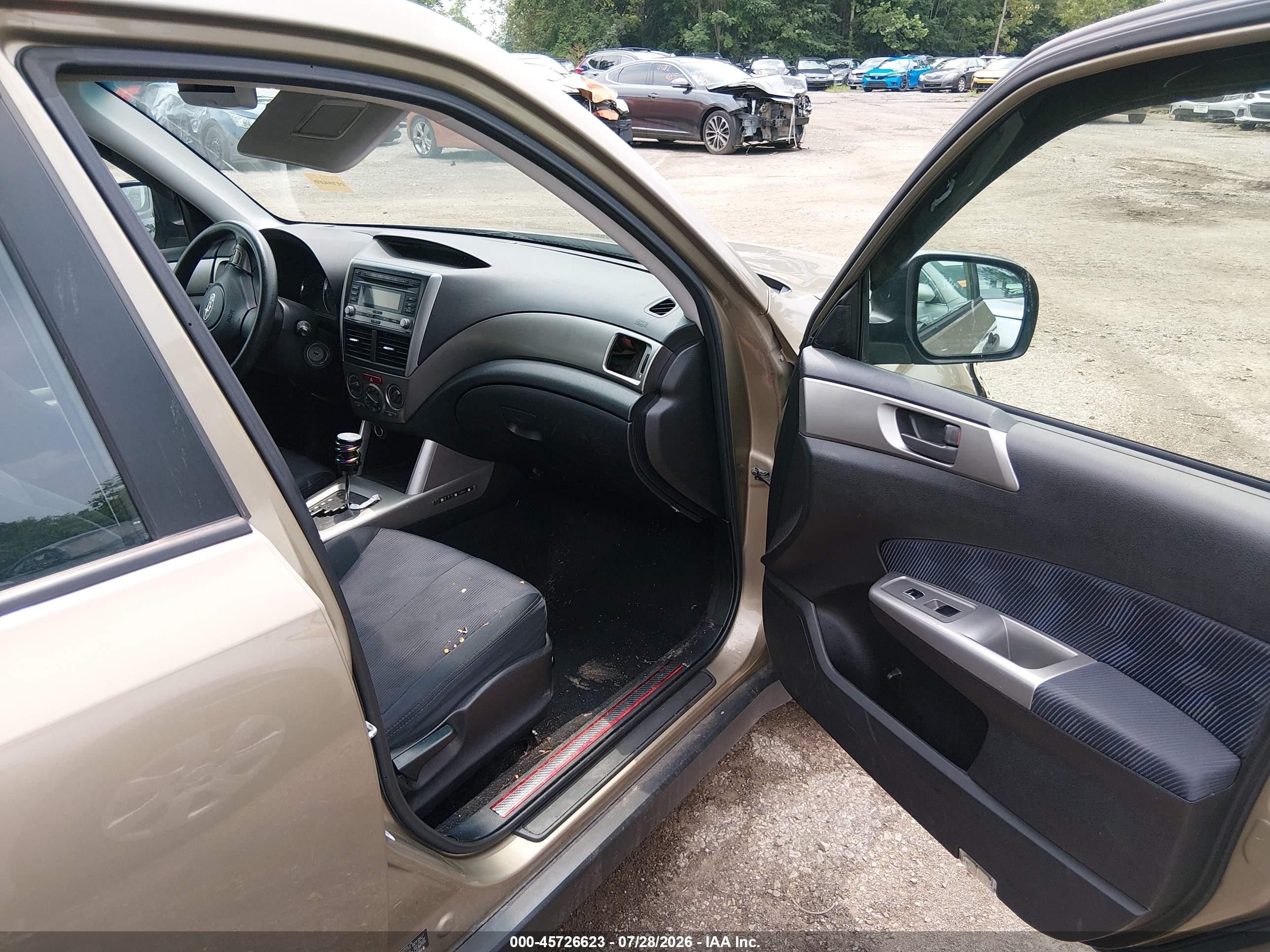 2009 Subaru Forester 2.5x Зеленый vin: JF2SH61669H793764