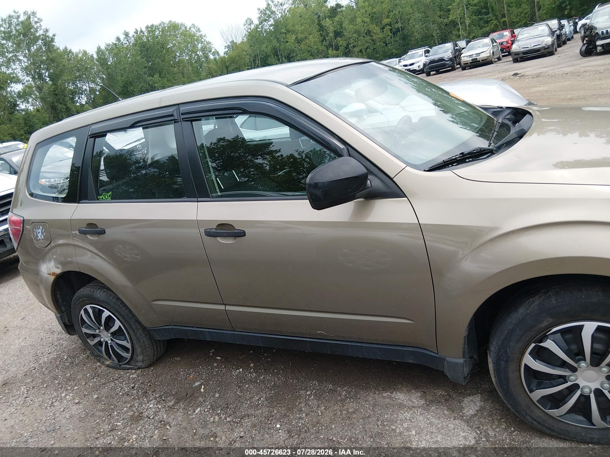 2009 Subaru Forester 2.5x Зеленый vin: JF2SH61669H793764