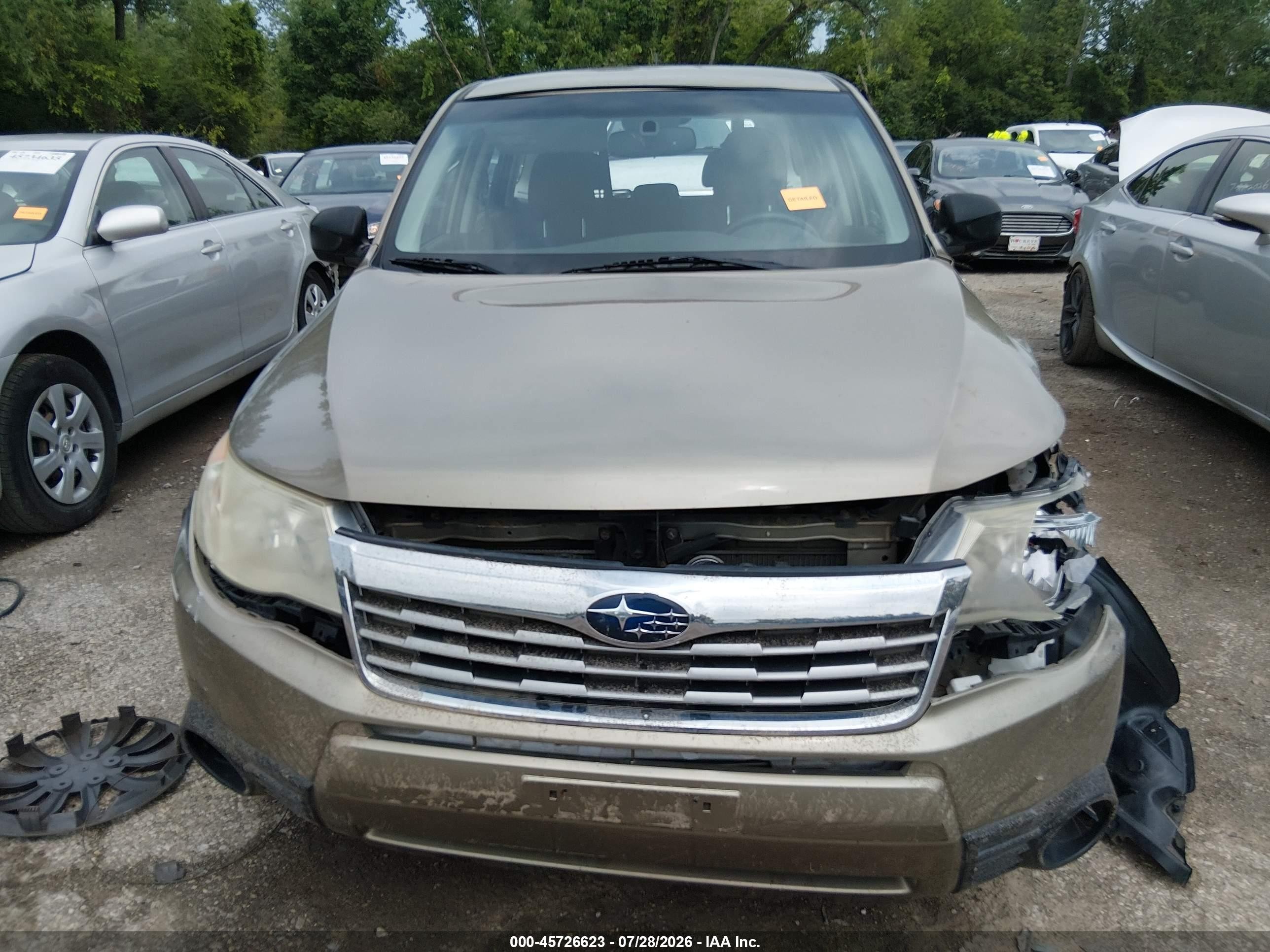 2009 Subaru Forester 2.5x Зеленый vin: JF2SH61669H793764