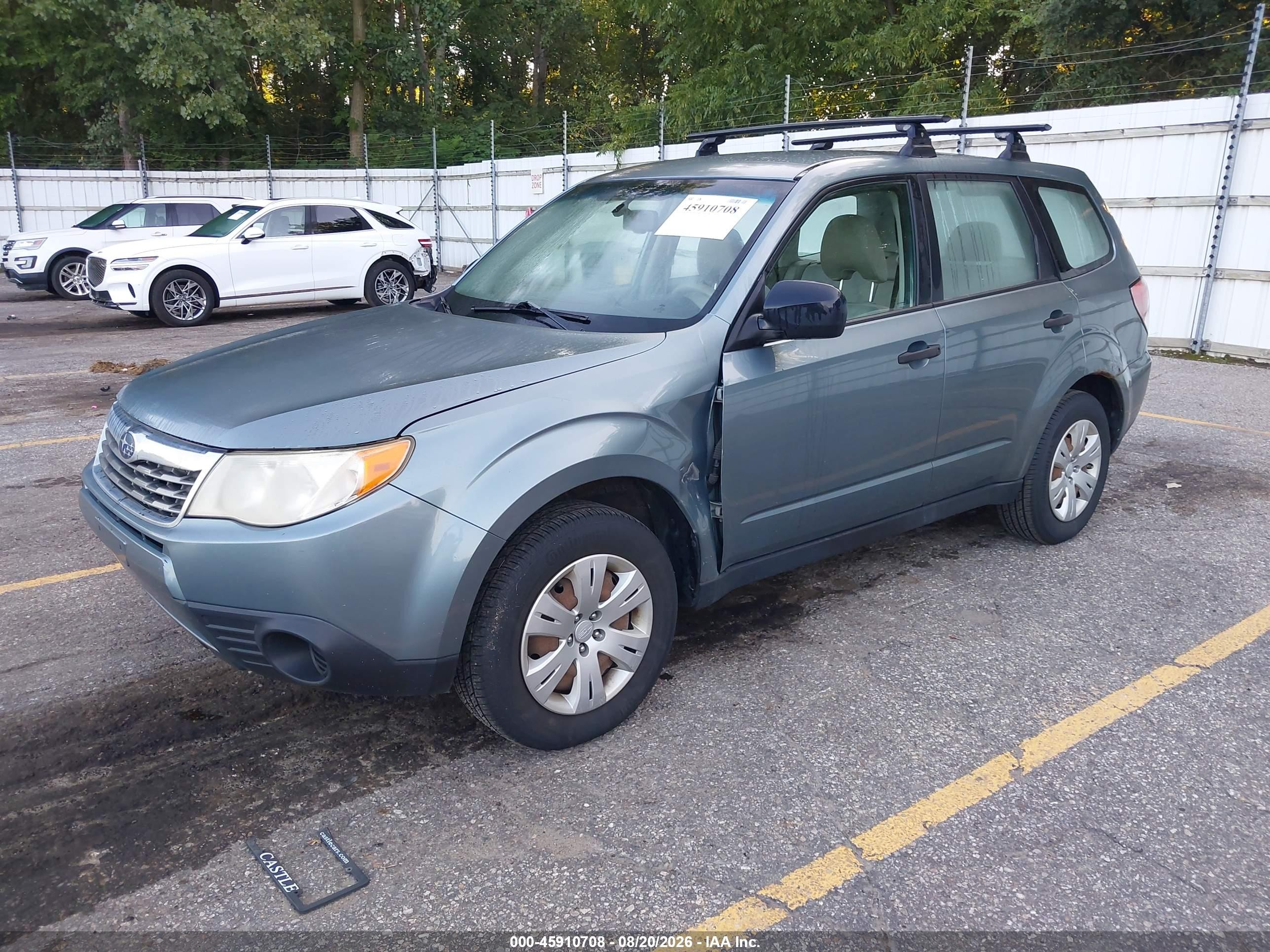2009 Subaru Forester 2.5x Teal vin: JF2SH61679H721648