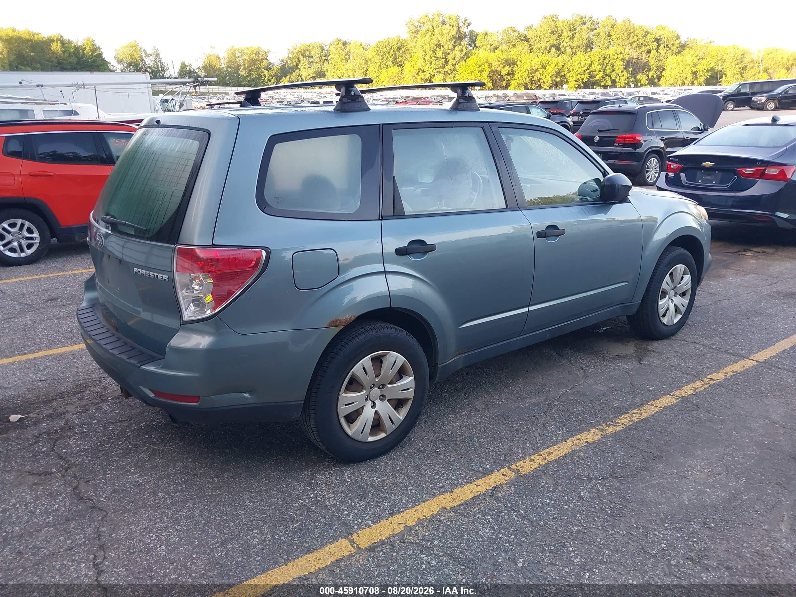 2009 Subaru Forester 2.5x Teal vin: JF2SH61679H721648