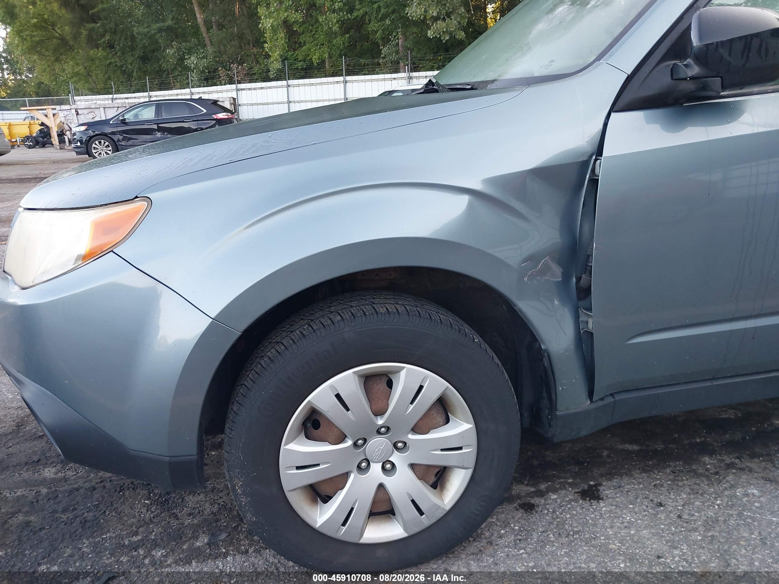 2009 Subaru Forester 2.5x Teal vin: JF2SH61679H721648