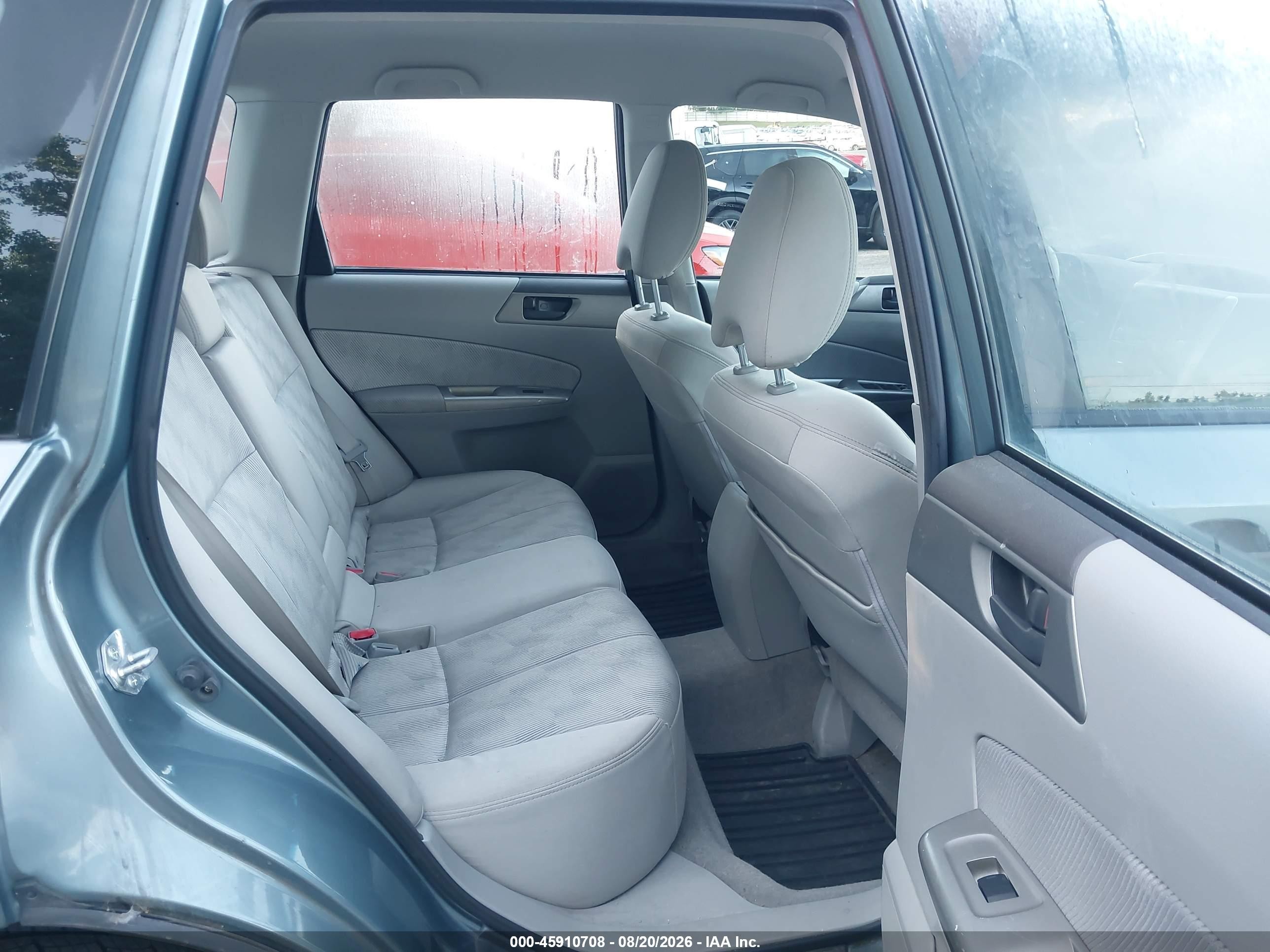 2009 Subaru Forester 2.5x Teal vin: JF2SH61679H721648