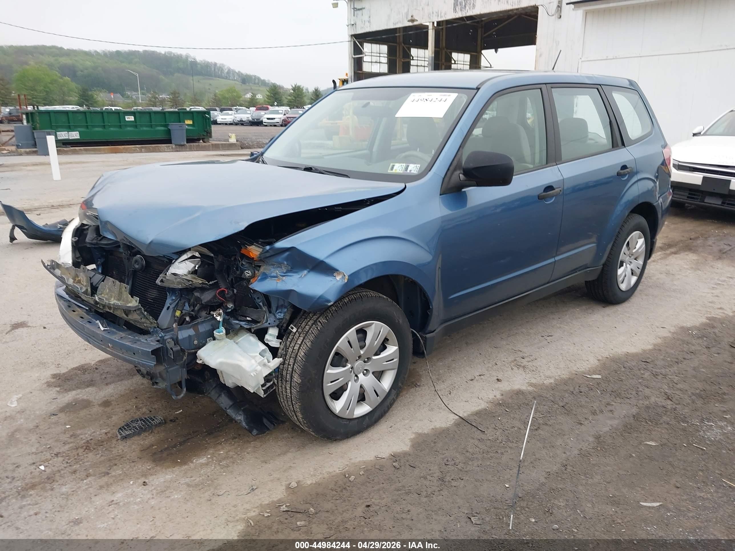 2009 Subaru Forester 2.5x Blue vin: JF2SH61679H729667