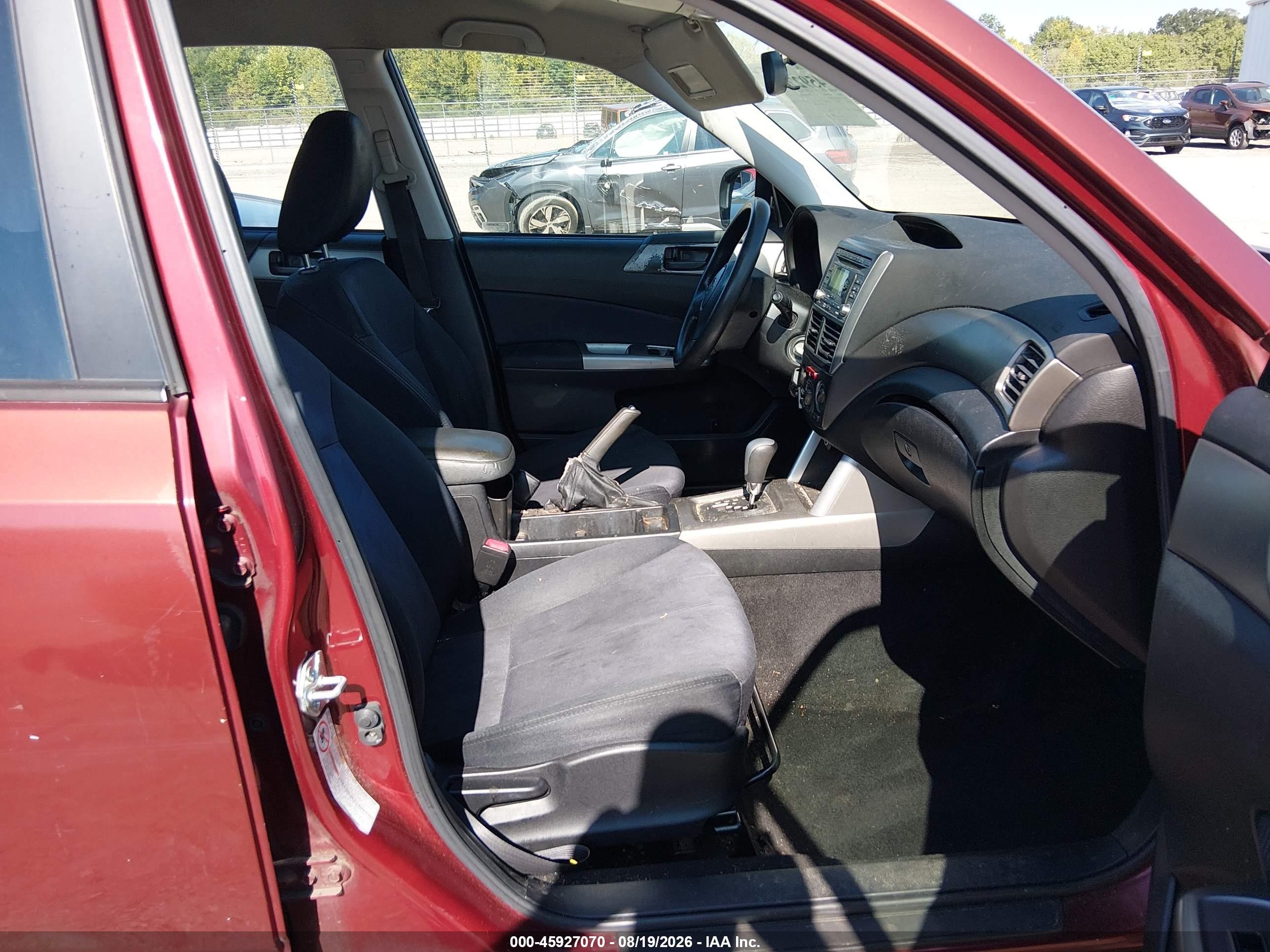 2009 Subaru Forester 2.5x Burgundy vin: JF2SH61679H746050
