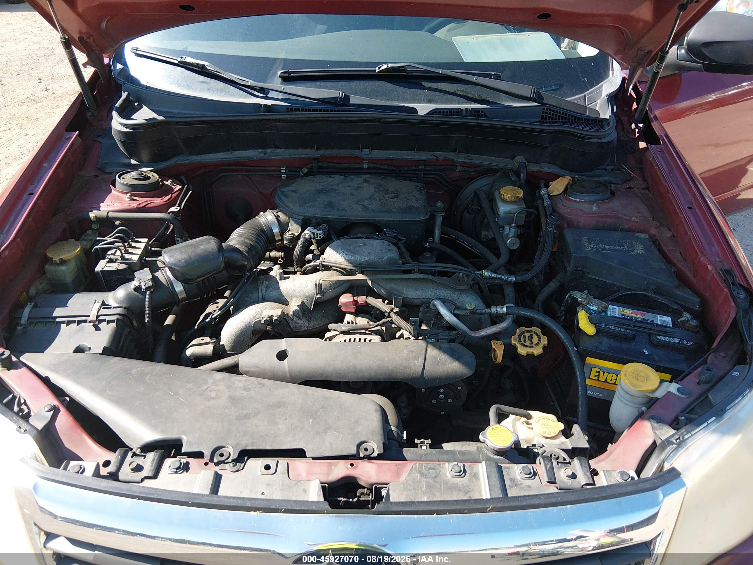 2009 Subaru Forester 2.5x Burgundy vin: JF2SH61679H746050
