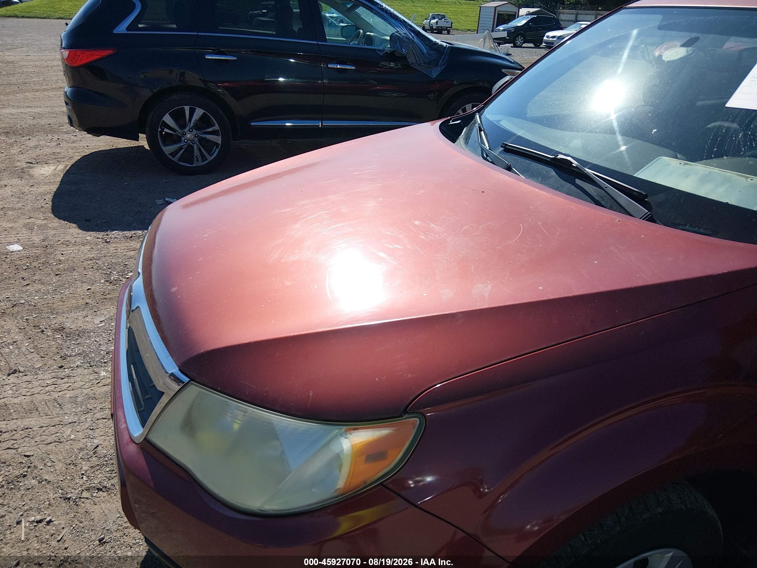 2009 Subaru Forester 2.5x Burgundy vin: JF2SH61679H746050