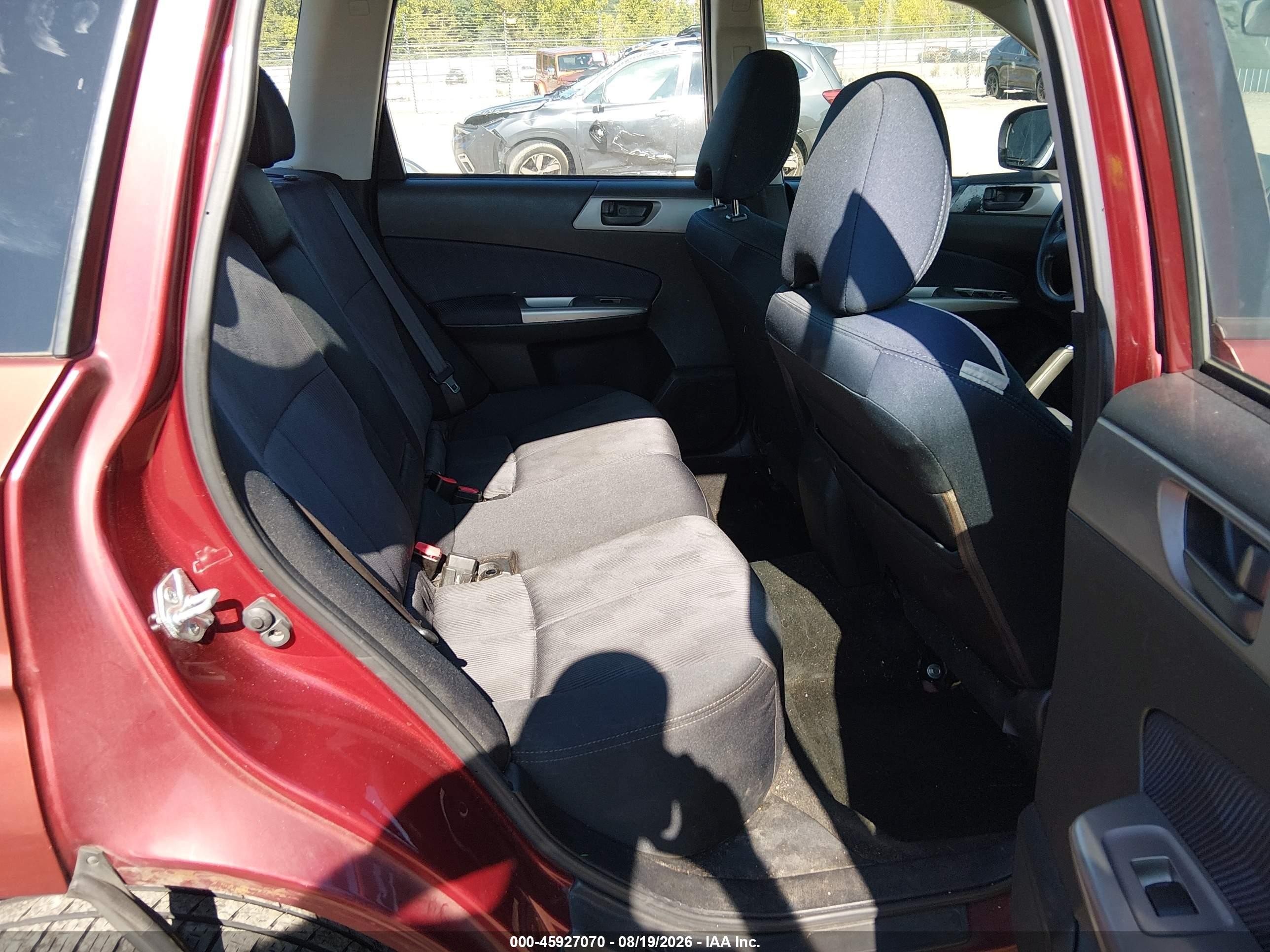 2009 Subaru Forester 2.5x Burgundy vin: JF2SH61679H746050