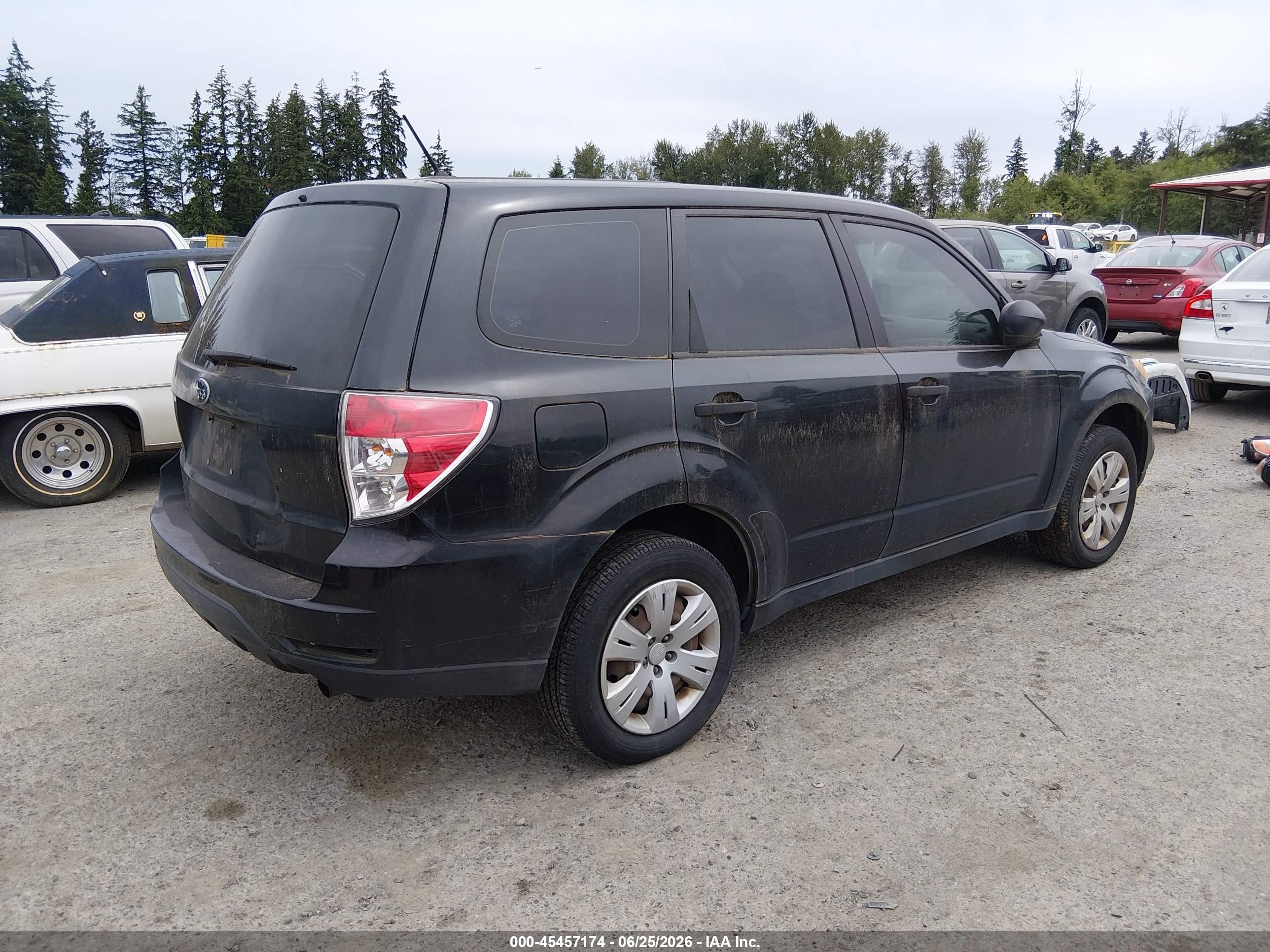 2009 Subaru Forester 2.5x Черный vin: JF2SH61679H767836